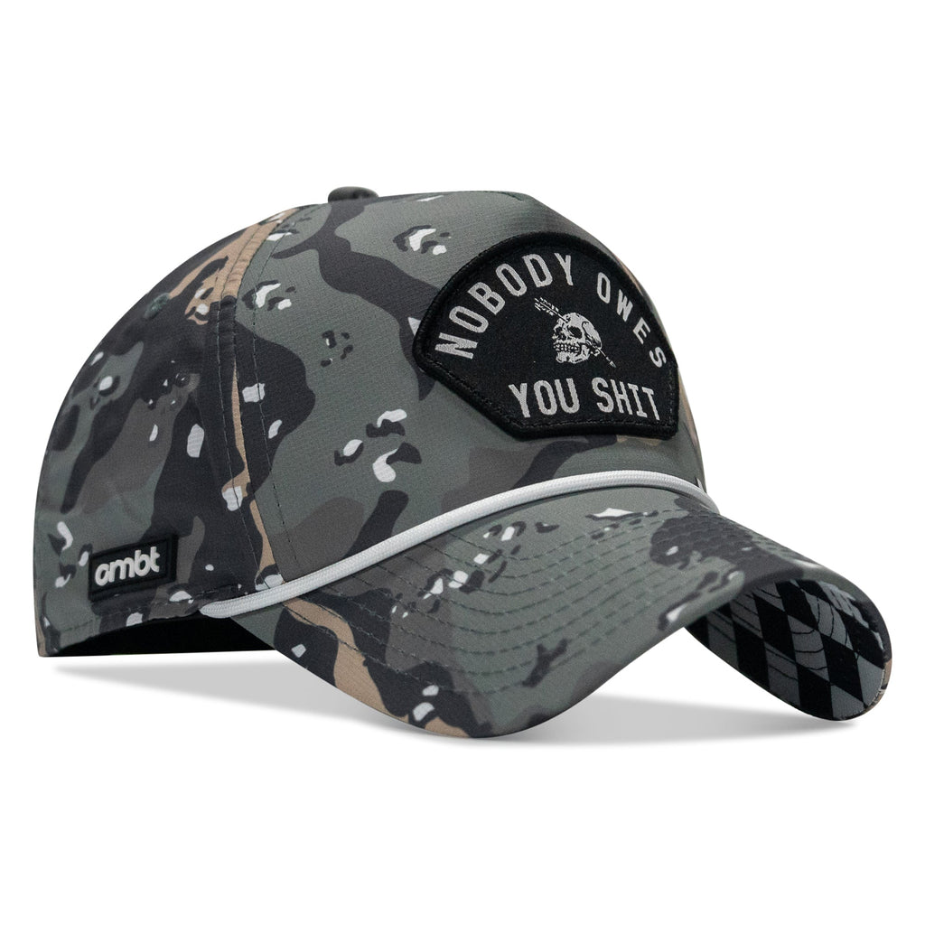 Nobody Owes You Shit Arched Patch Waterproof Weekender Snapback