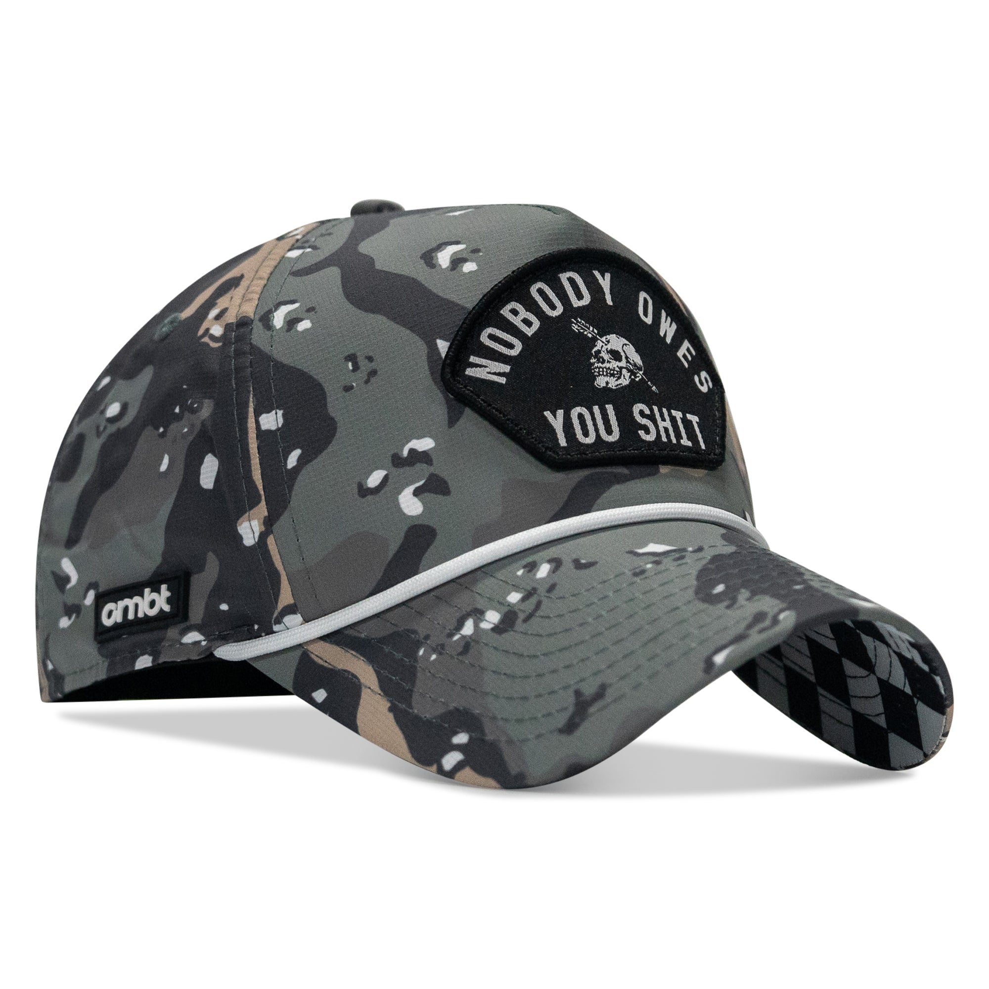 Nobody Owes You Shit Arched Patch Waterproof Weekender Snapback