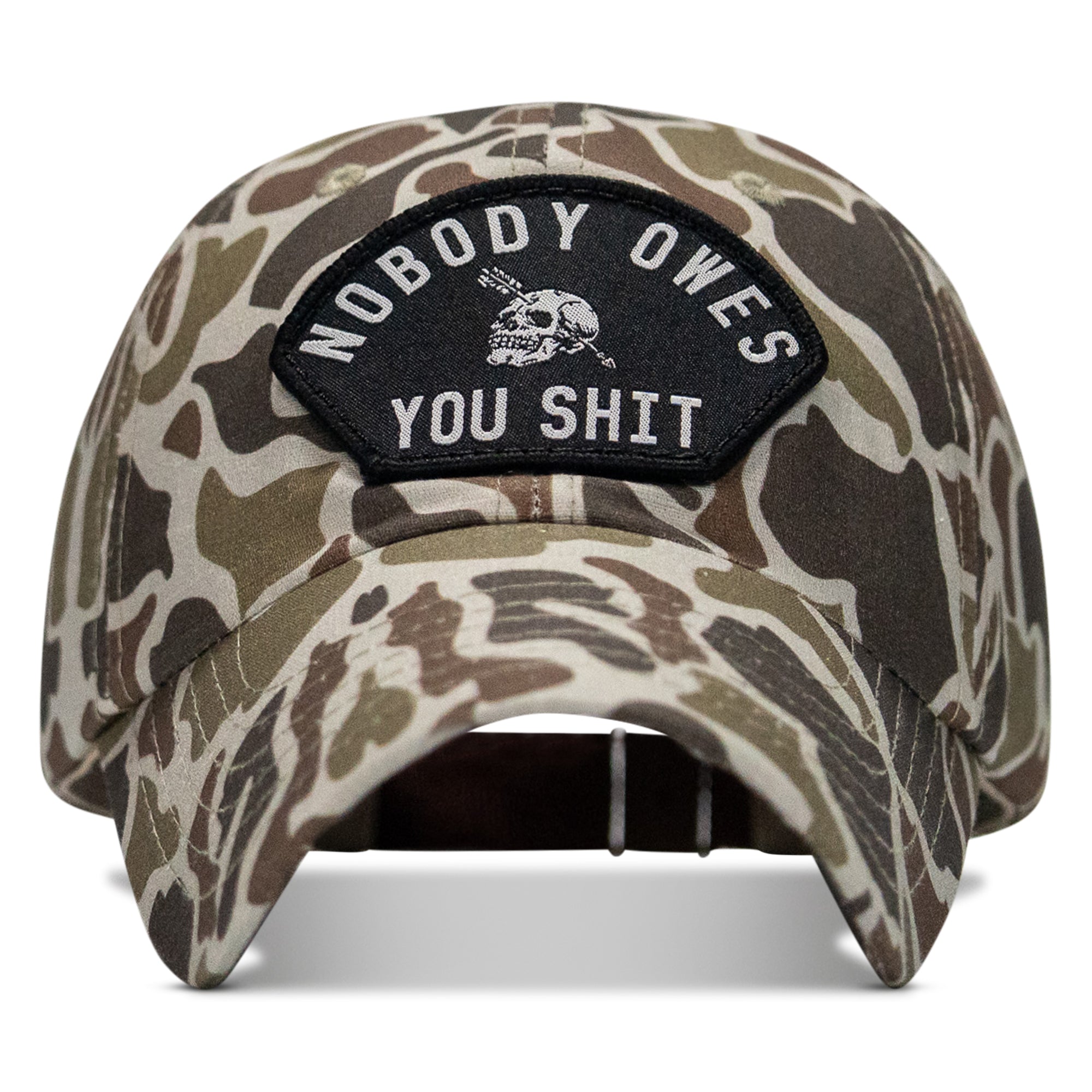 Nobody Owes You Shit Arch Patch Ripstop Tactical Hat