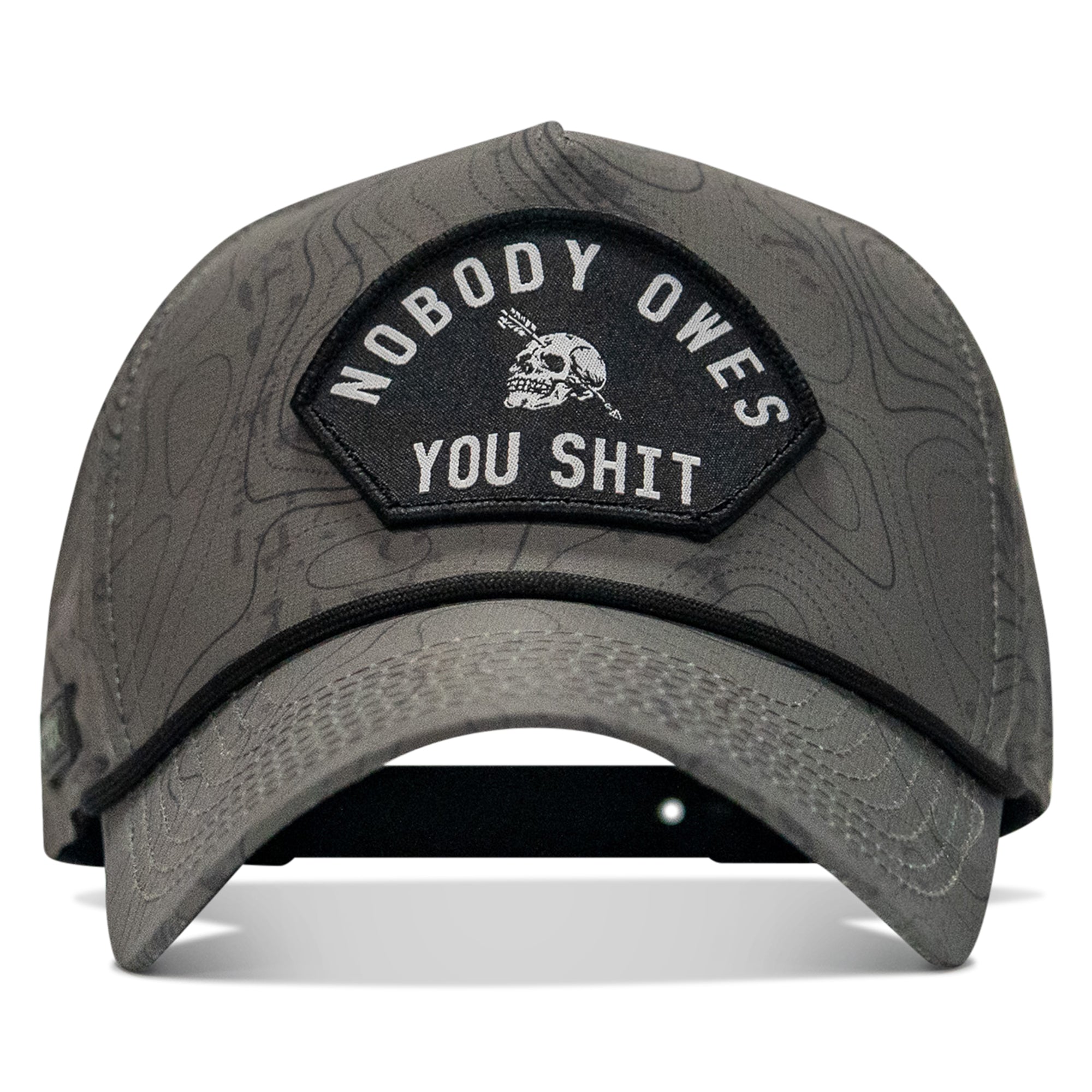 Nobody Owes You Shit Arched Patch Waterproof Weekender Snapback