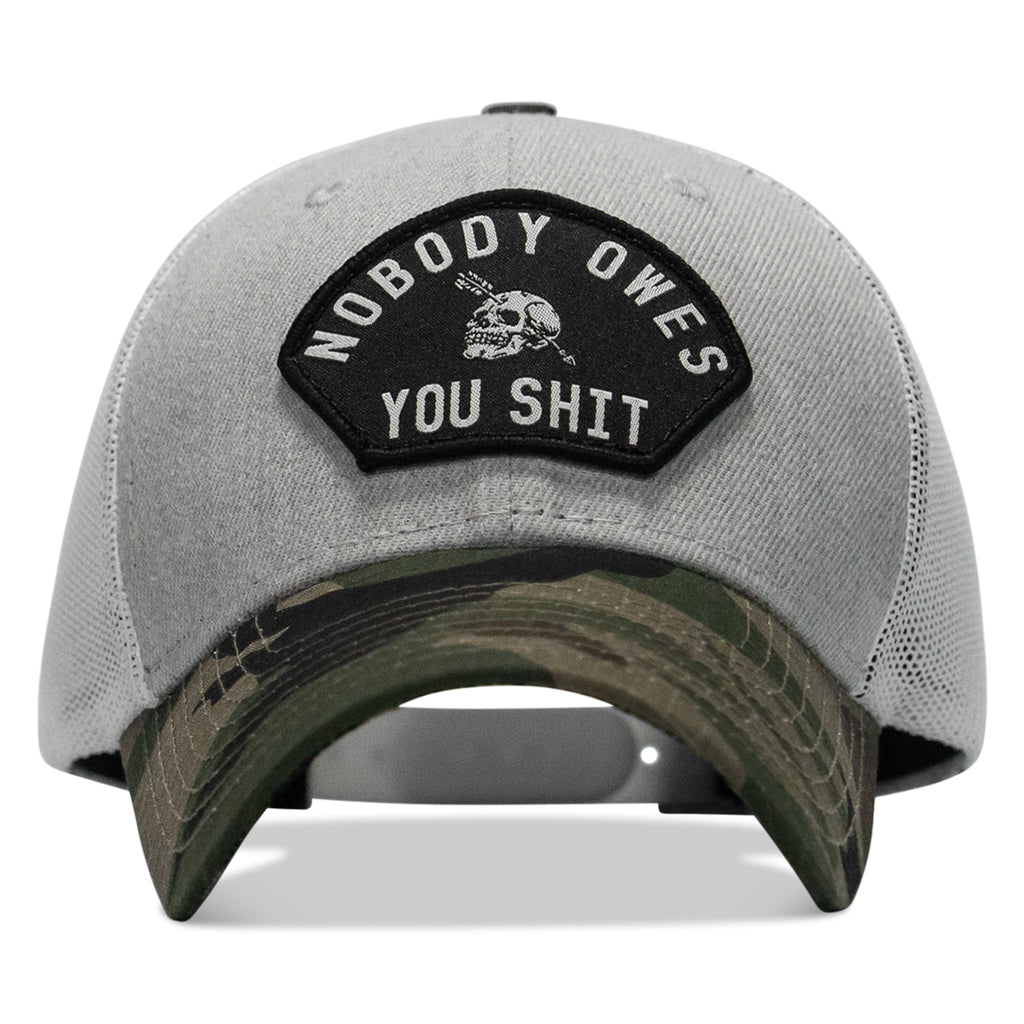 Nobody Owes You Shit Patch Original Ripstop Snapback Hat