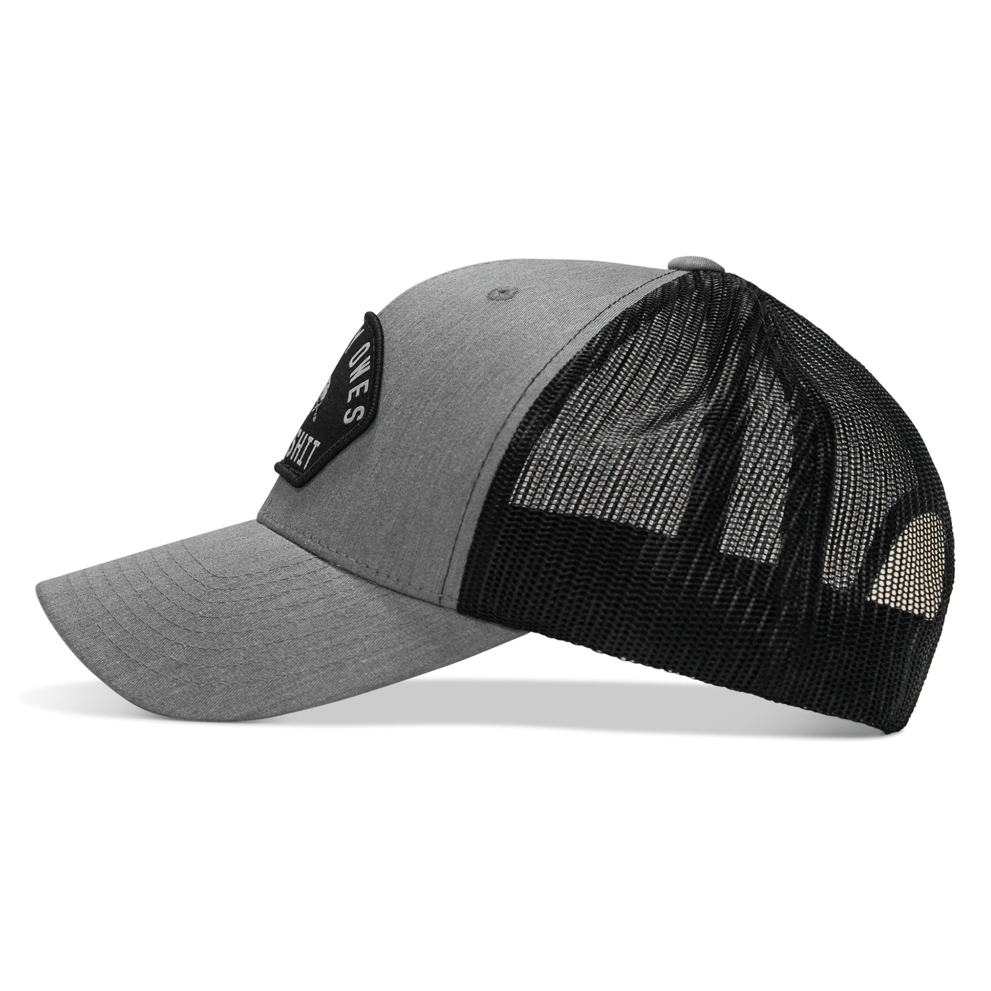 Nobody Owes You Shit Arched Skull Patch Snapback