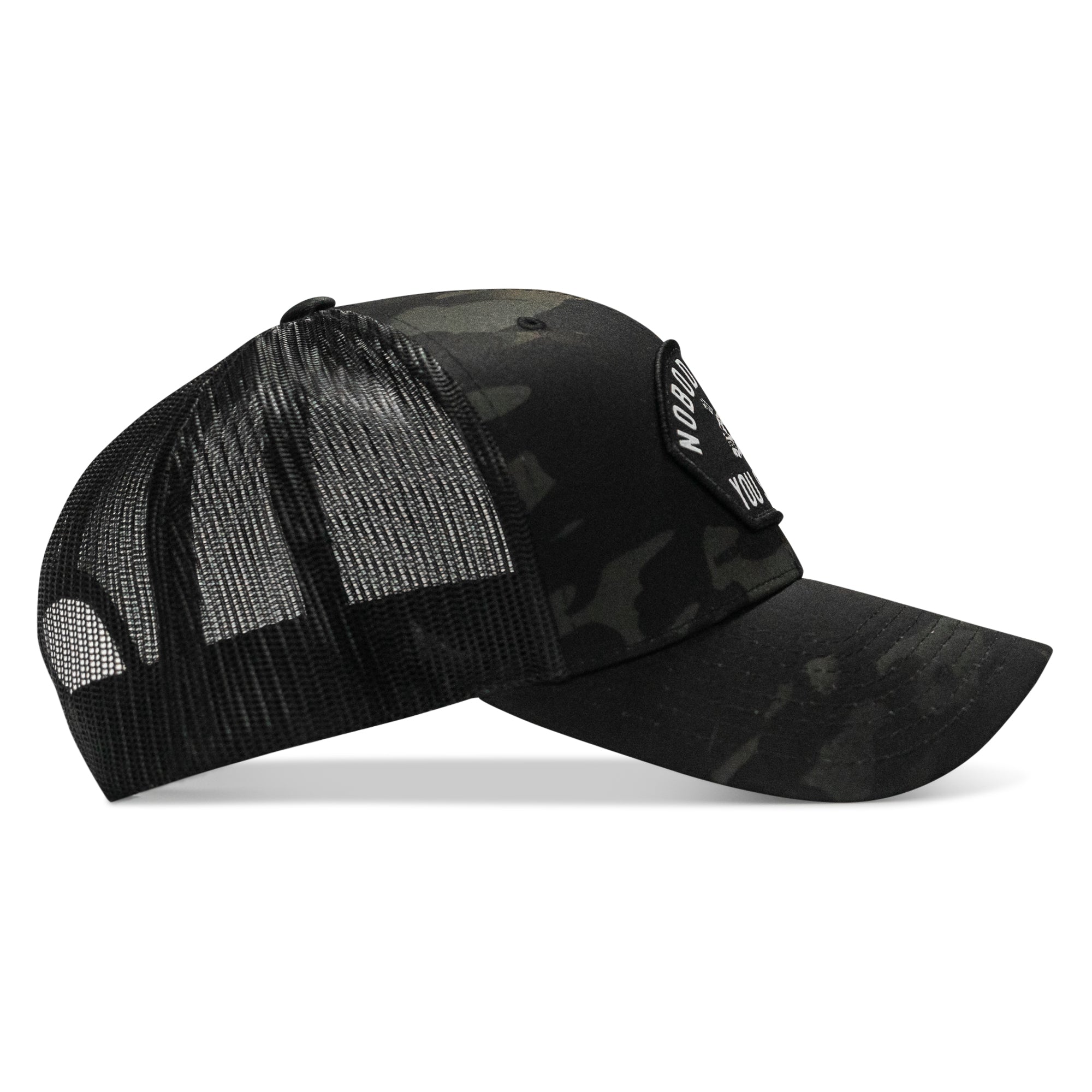 Nobody Owes You Shit Arched Skull Patch Snapback
