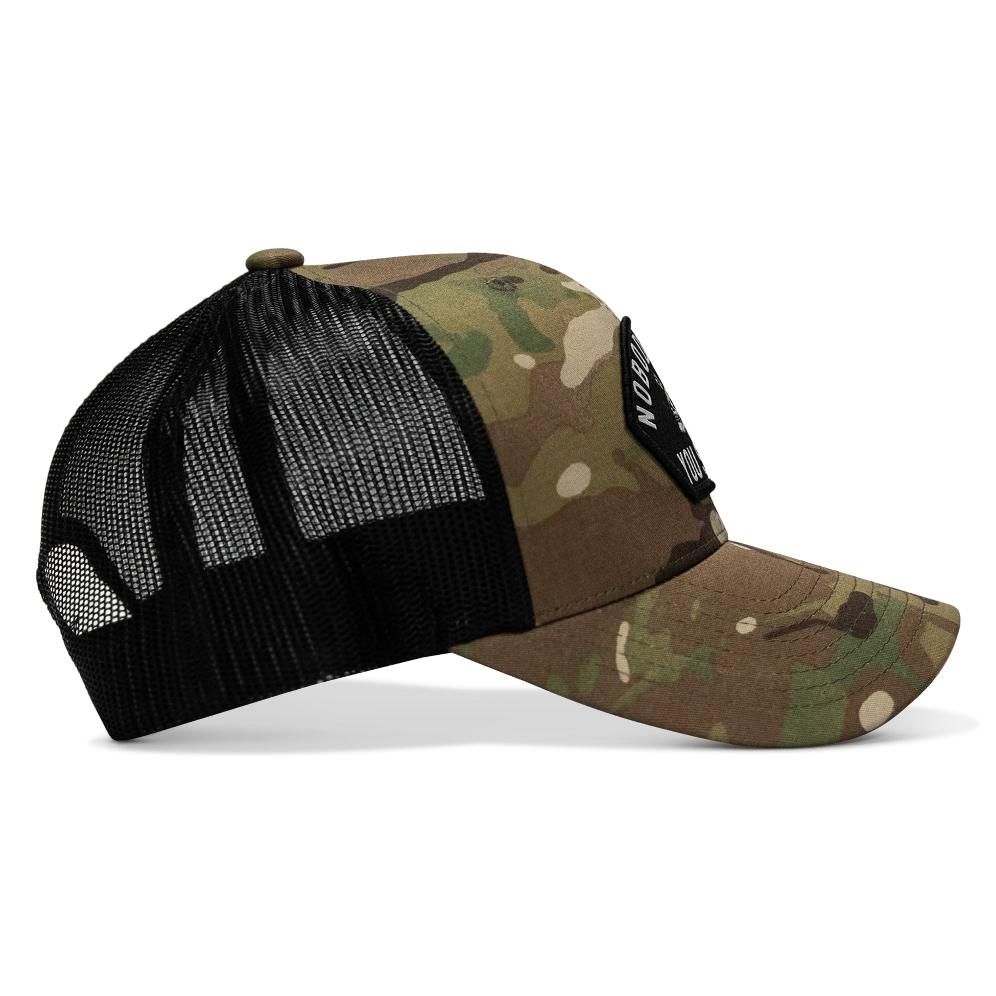 Nobody Owes You Shit Arched Skull Patch Snapback