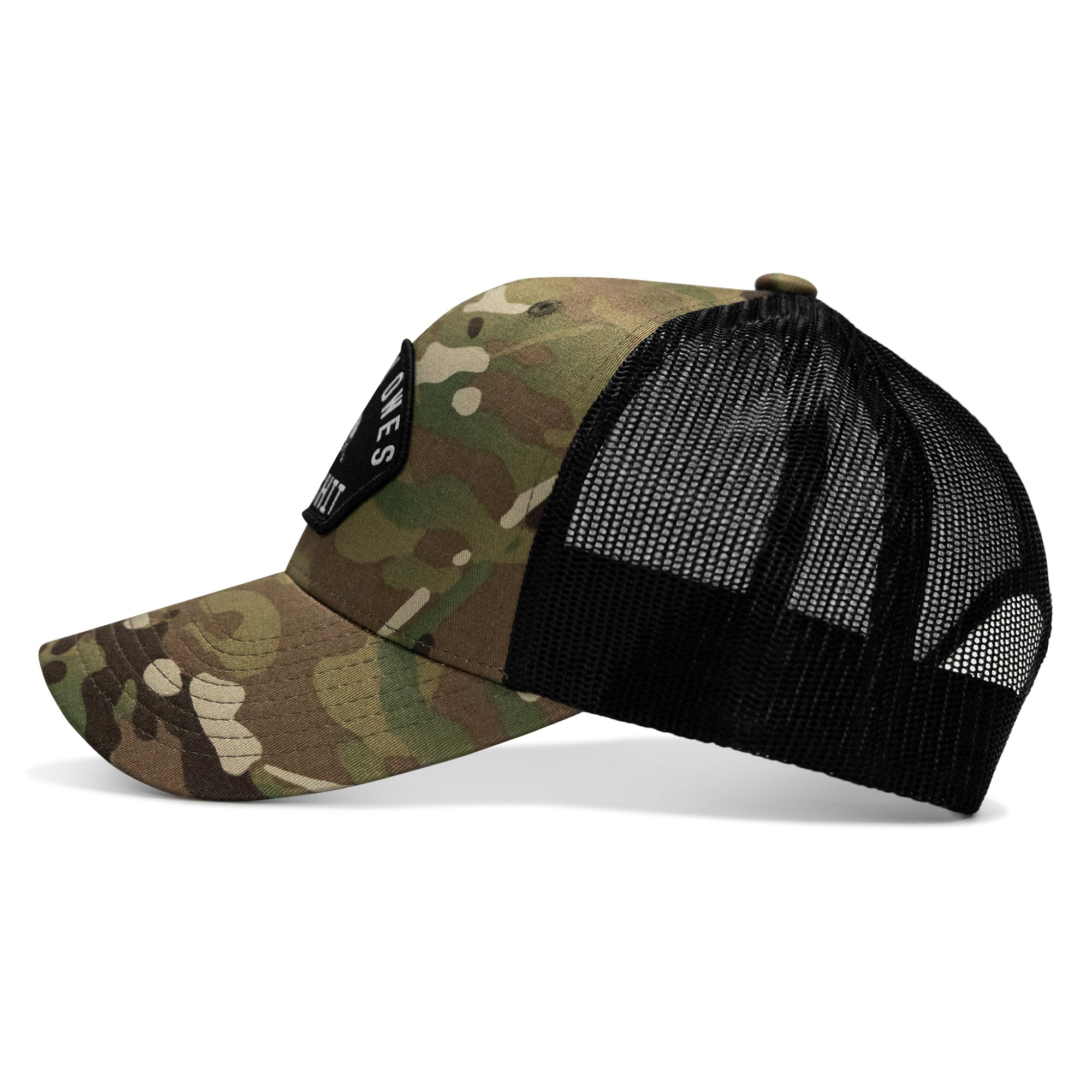 Nobody Owes You Shit Arched Skull Patch Snapback