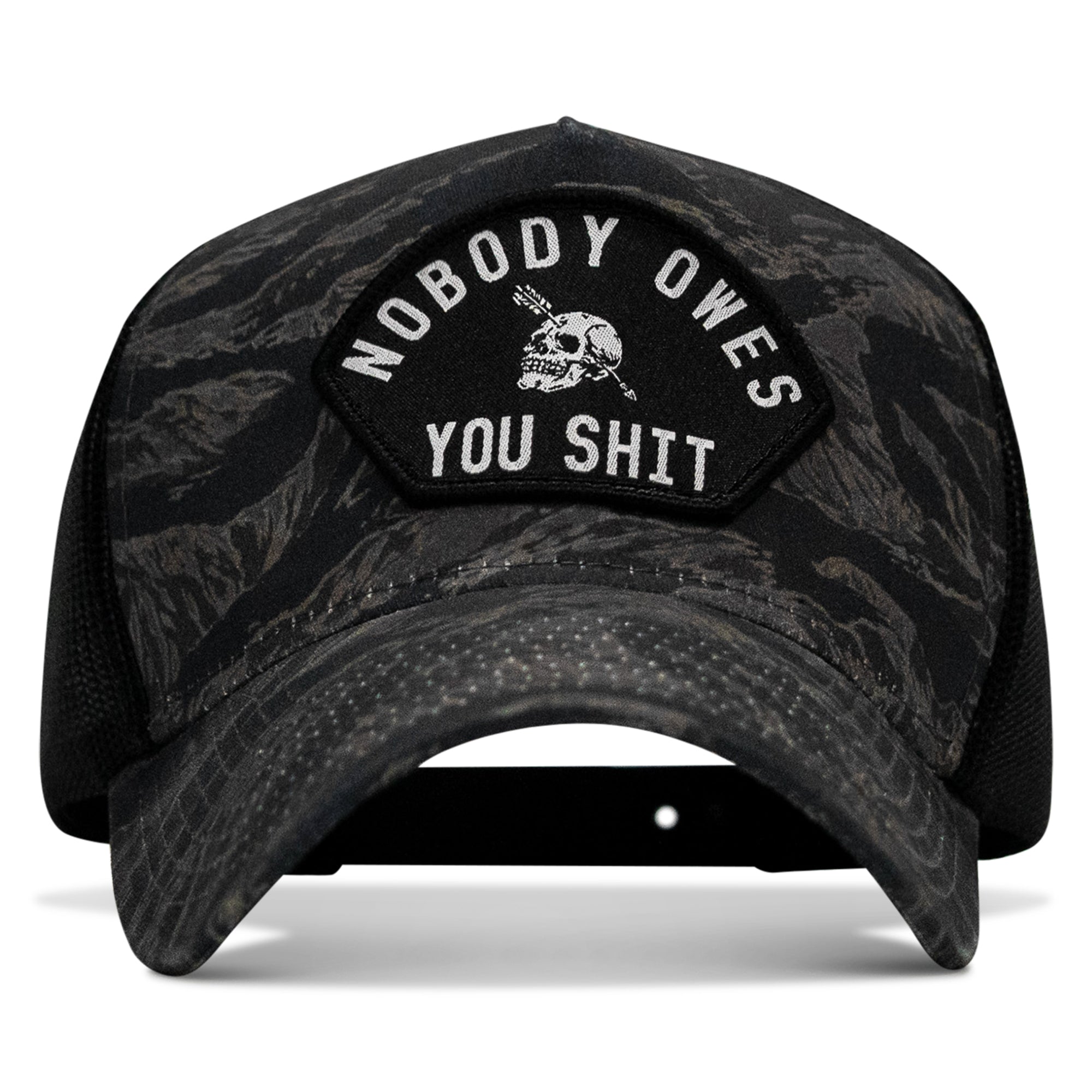 Nobody Owes You Shit Patch Five Panel Breacher Snapback Hat