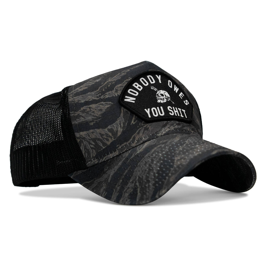 Nobody Owes You Shit Patch Five Panel Breacher Snapback Hat