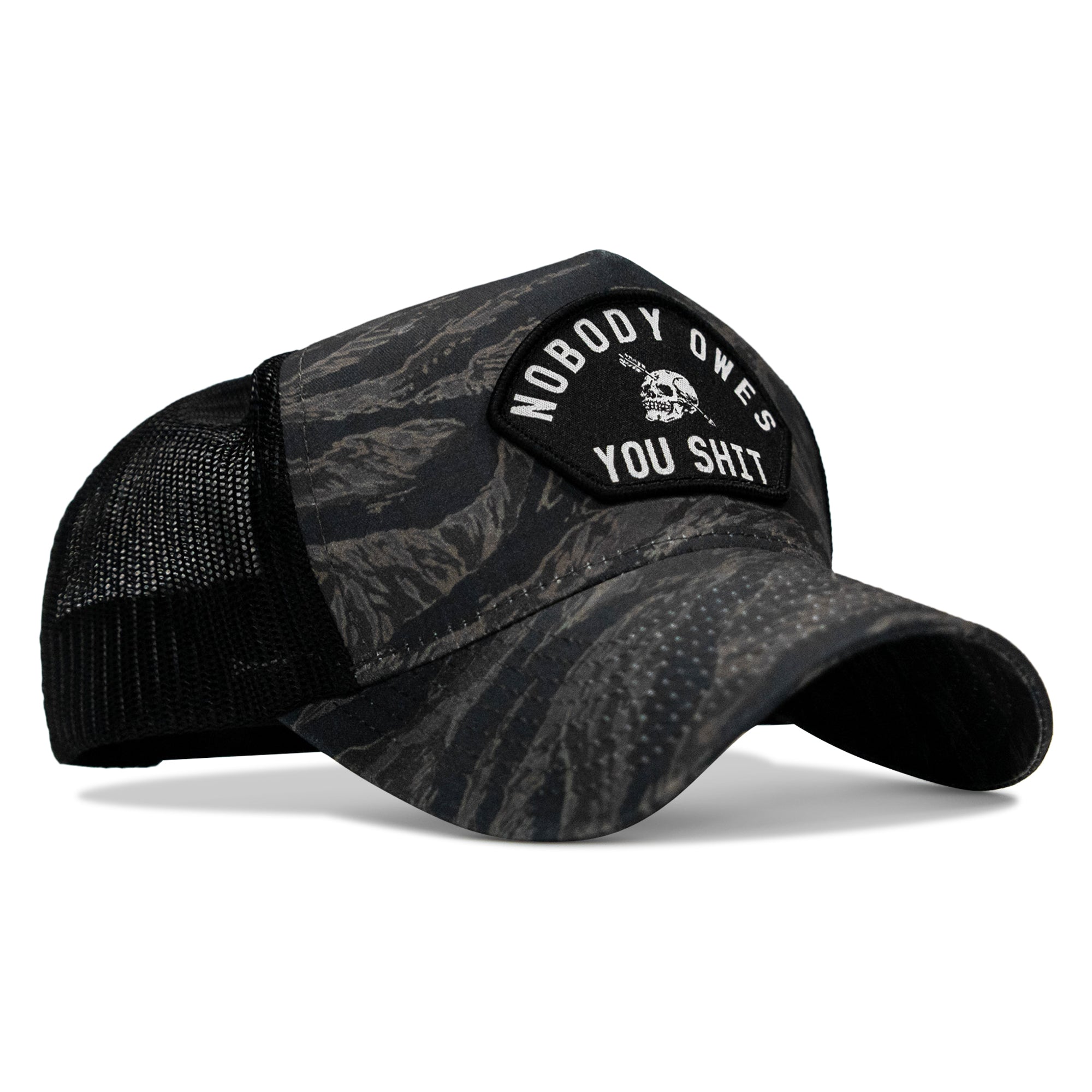 Nobody Owes You Shit Patch Five Panel Breacher Snapback Hat