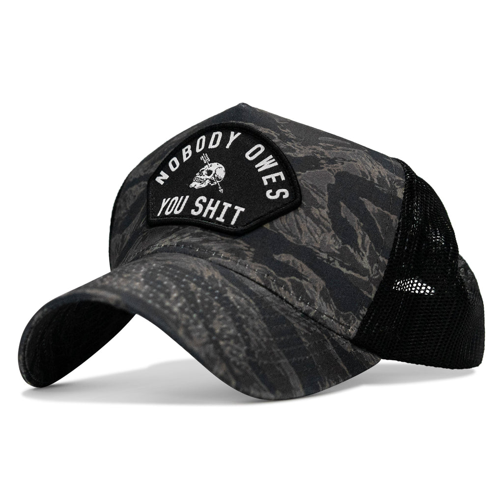 Nobody Owes You Shit Patch Five Panel Breacher Snapback Hat