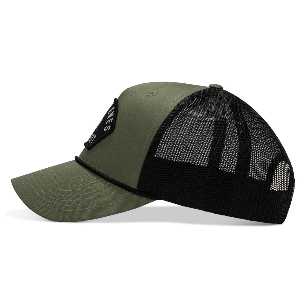 Nobody Owes You Shit Skull Arched Patch Rope Snapback