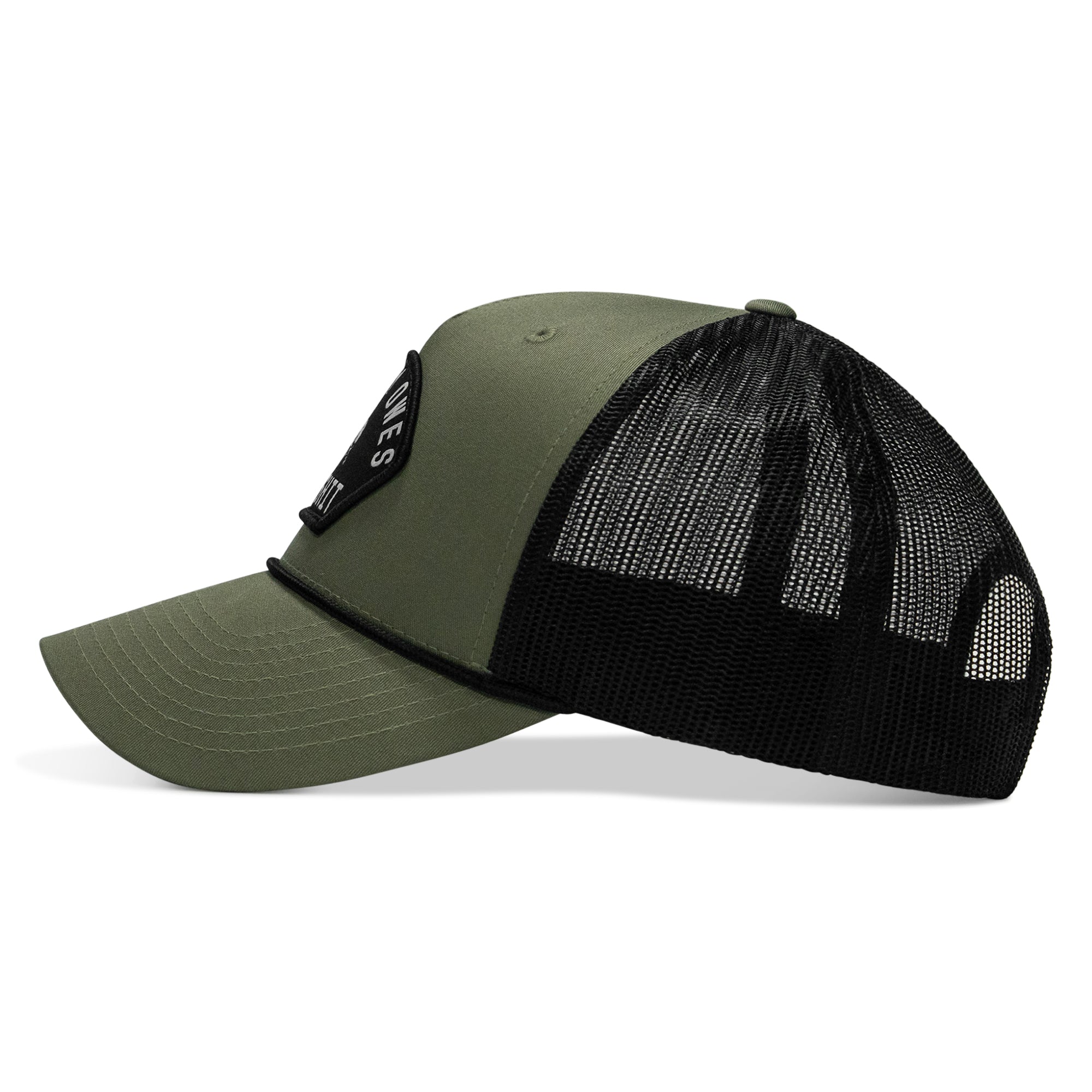 Nobody Owes You Shit Skull Arched Patch Rope Snapback