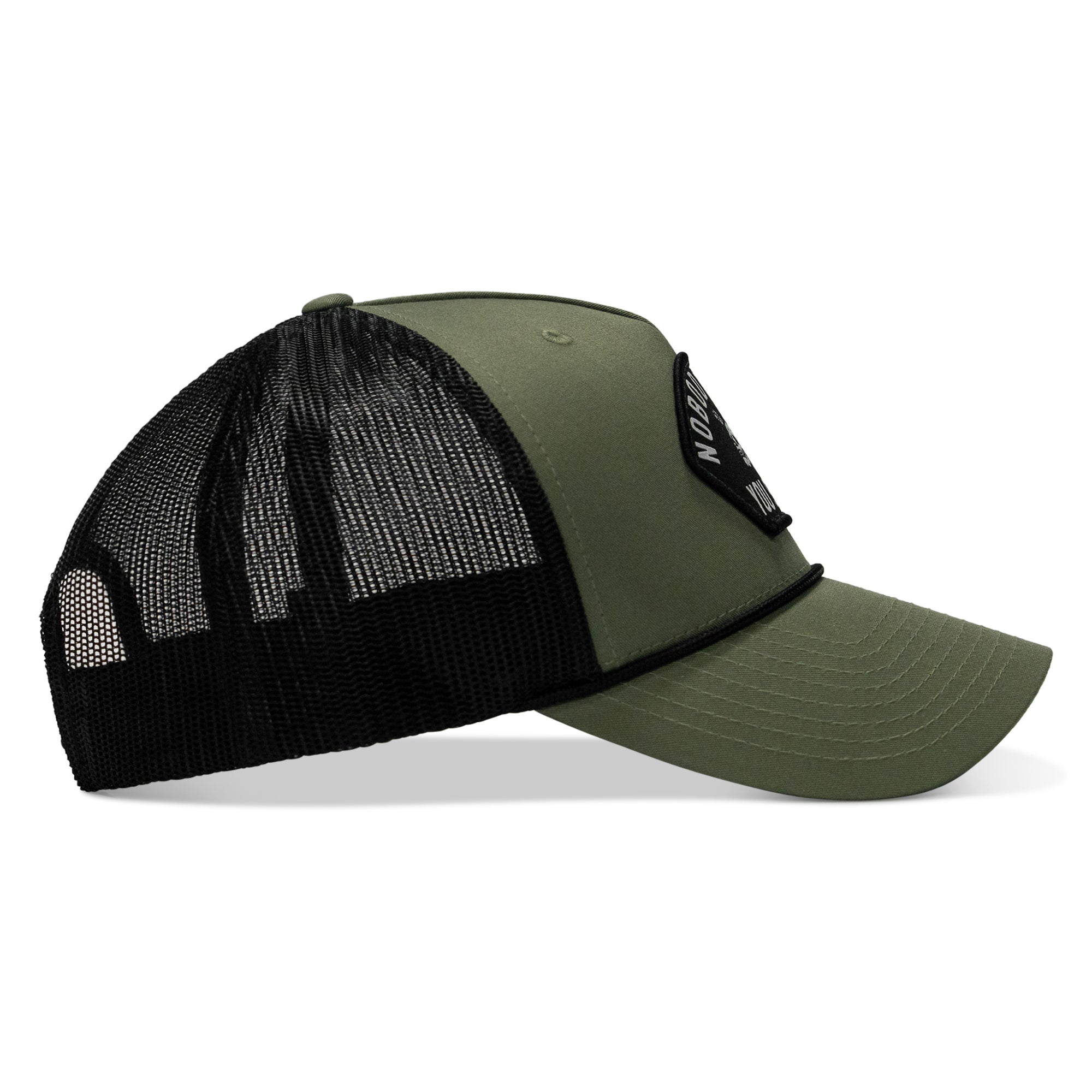 Nobody Owes You Shit Skull Arched Patch Rope Snapback