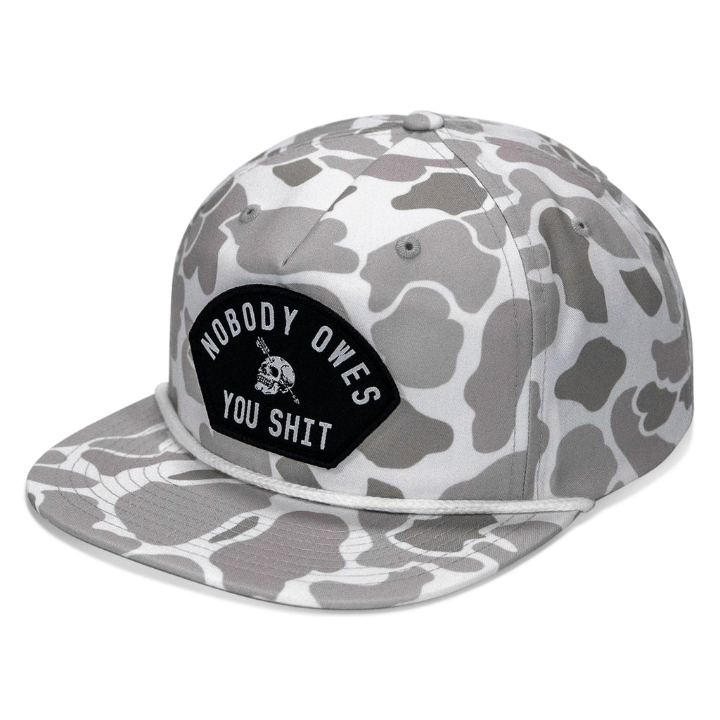 Nobody Owes You Shit Patch Flatbill Hat