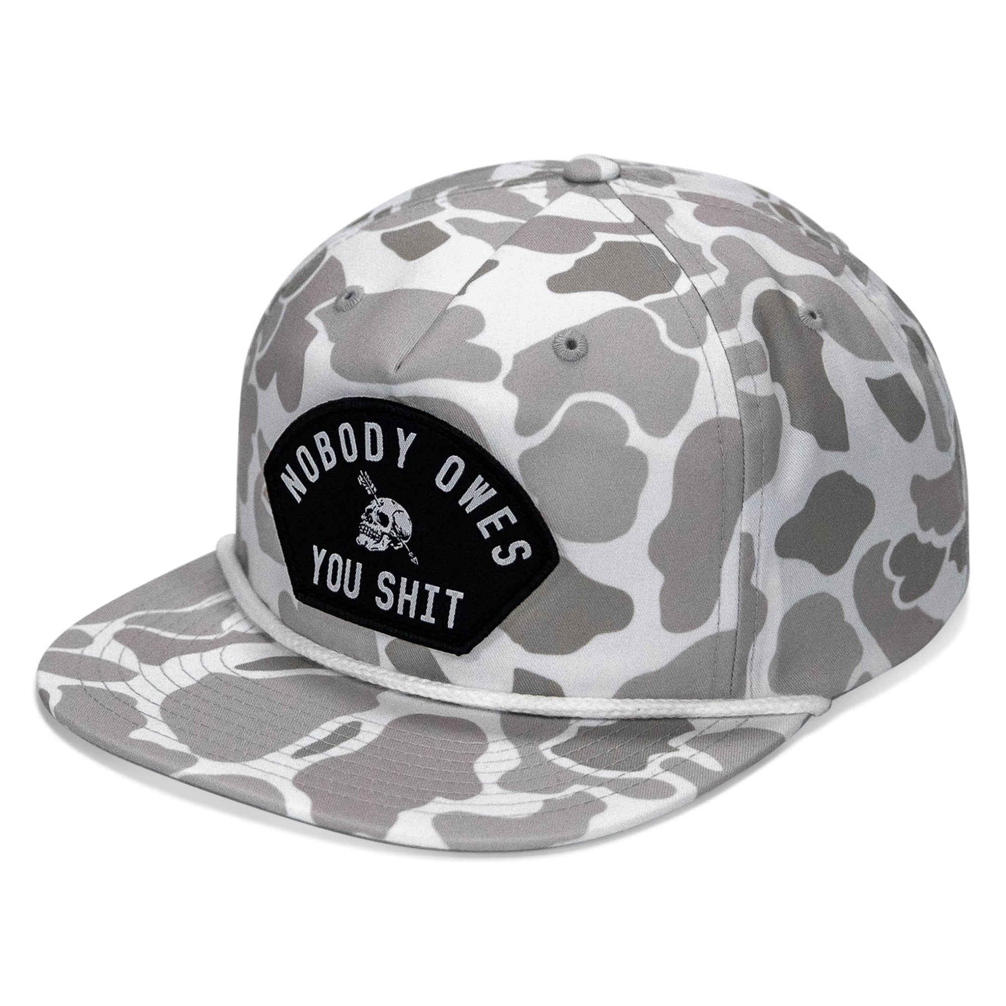 Nobody Owes You Shit Patch Flatbill Hat