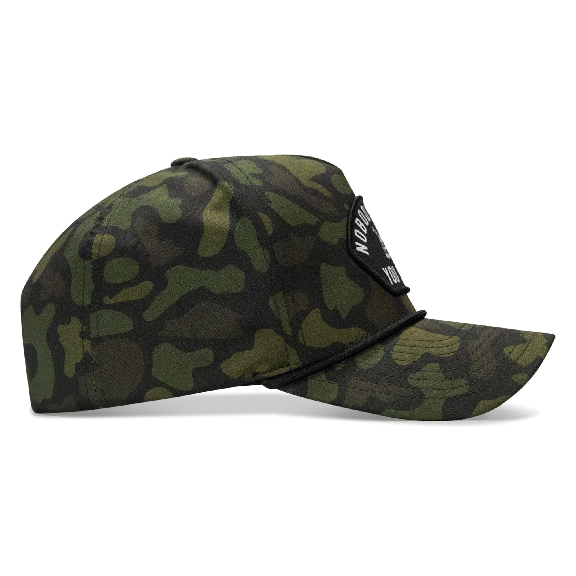 Nobody Owes You Shit Arched Patch 5 Pannel Rope Snapback