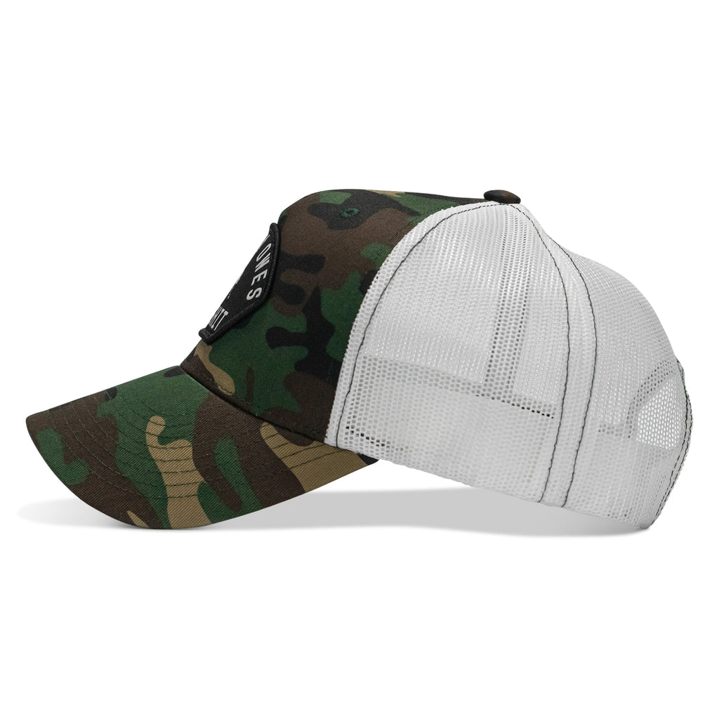 Nobody Owes You Shit Arched Skull Patch Snapback