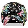 Nobody Owes You Shit Arched Skull Patch Snapback