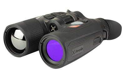 NOCPIX Quest H50R -  Thermal Binocular -  4X Native Magnification -  8X Digital Zoom -  50mm Objective Lens -  1000 Yard Laser Range Finder -  12 Micron -  640x512 (60 Hz)  -  Matte Finish -  Black
