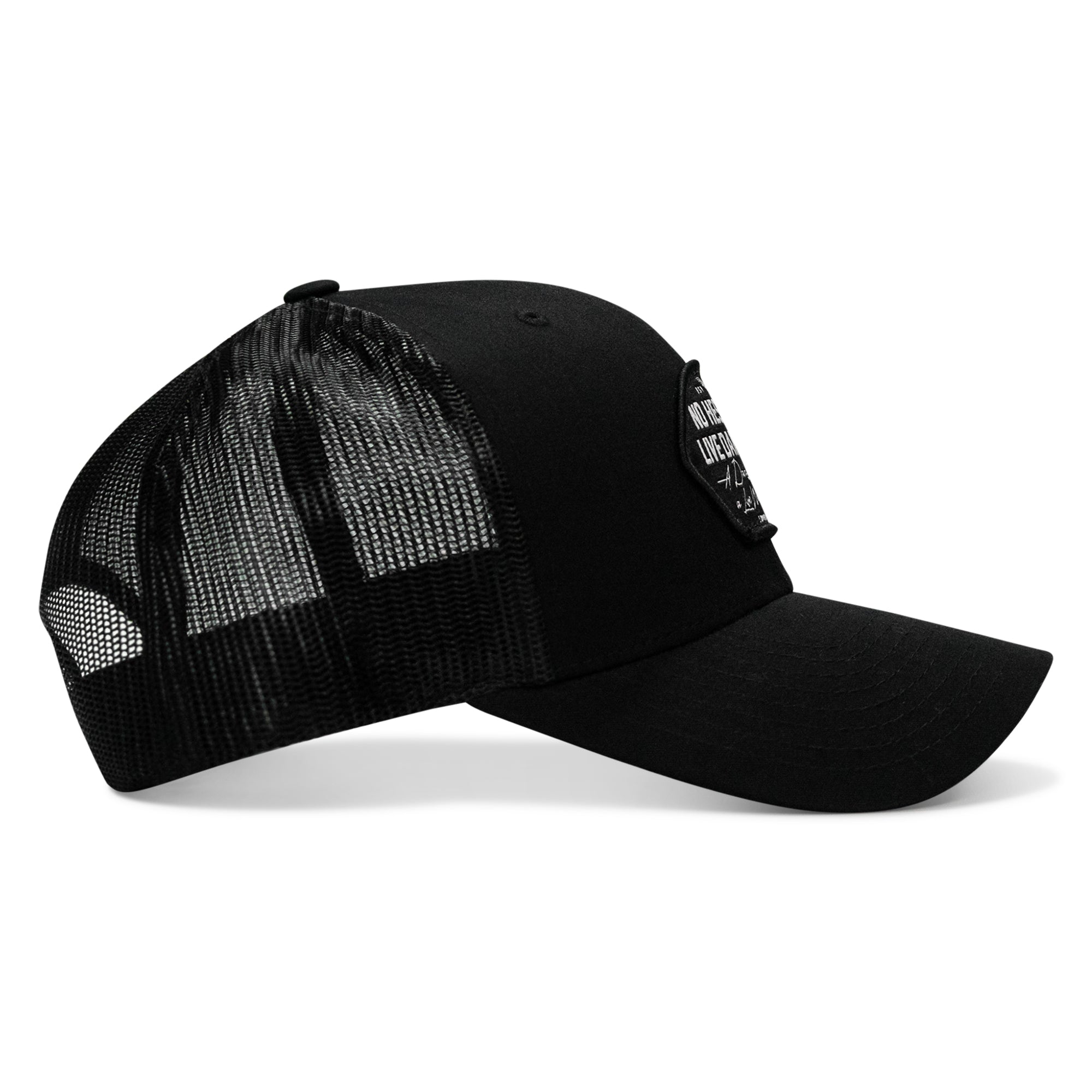 No Hesitation. Live Dangerous Patch Snapback Hat