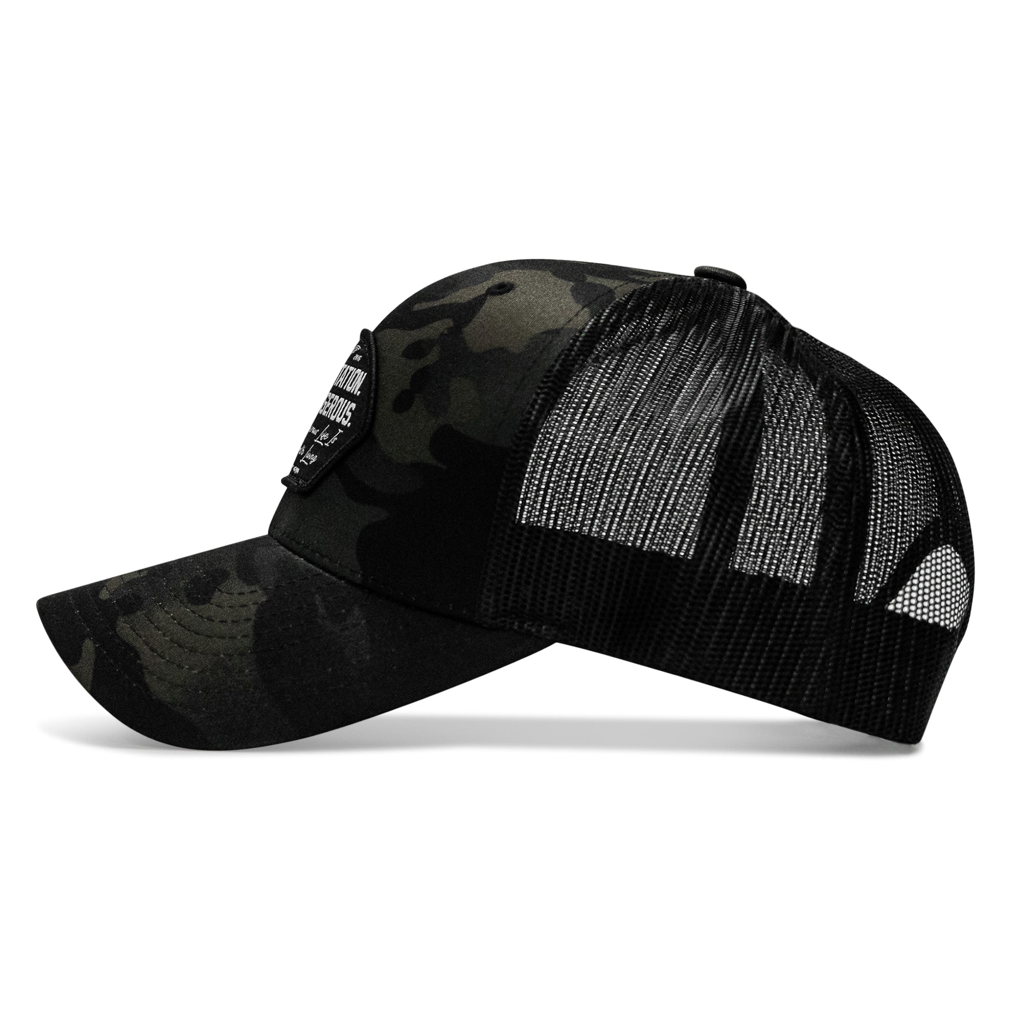 No Hesitation. Live Dangerous Patch Snapback Hat