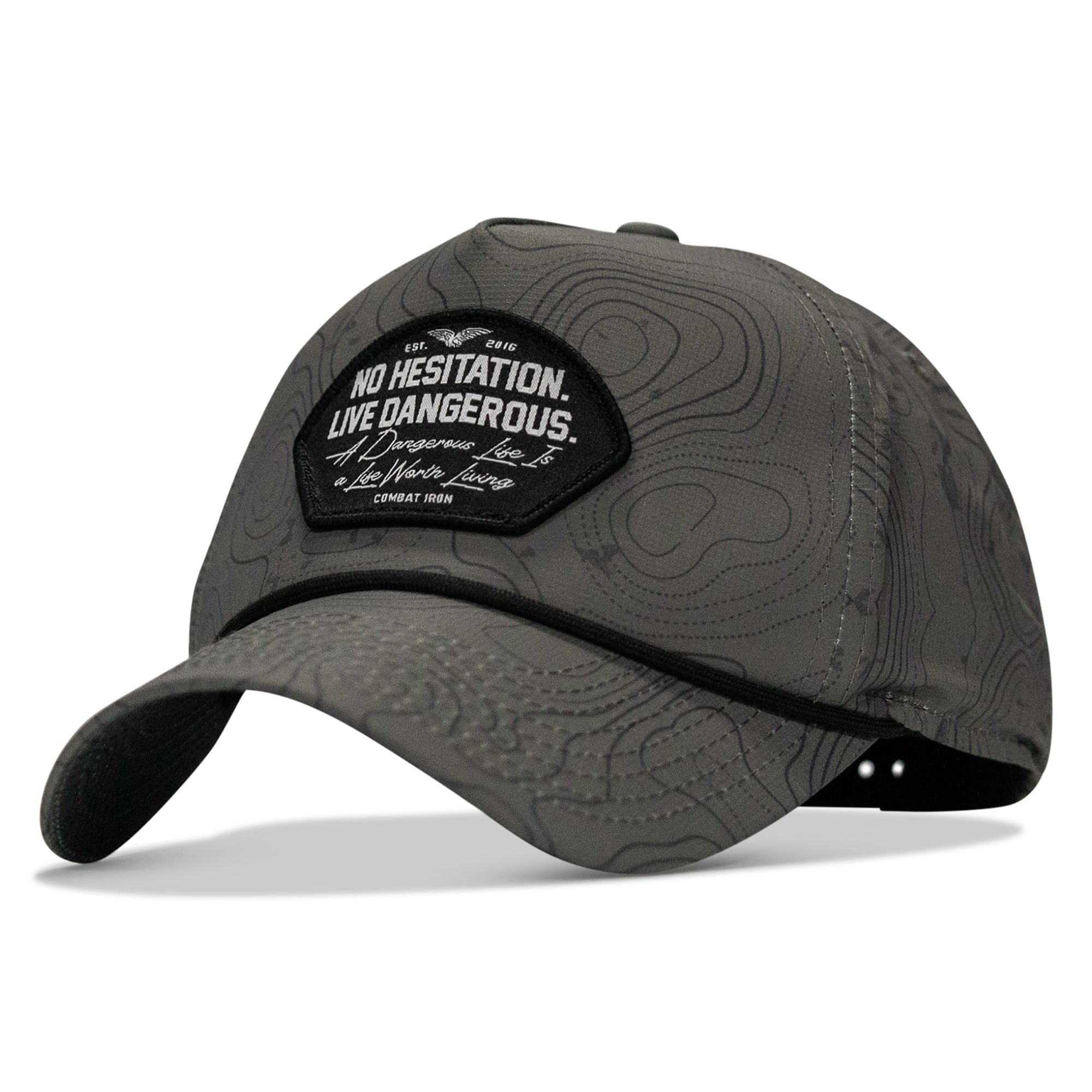 No Hesitation. Live Dangerous Patch Weekender Snapback