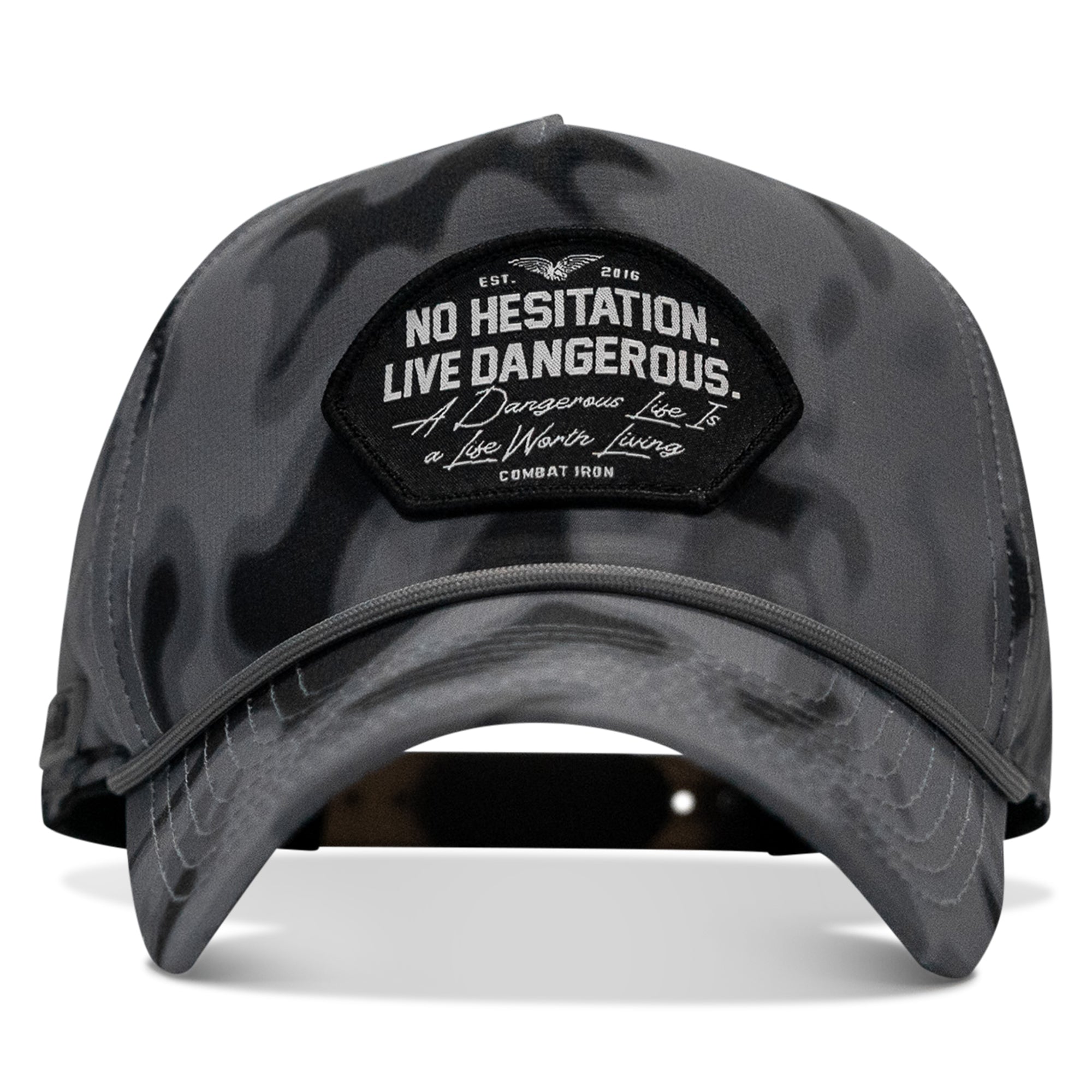 No Hesitation. Live Dangerous Patch Weekender Snapback