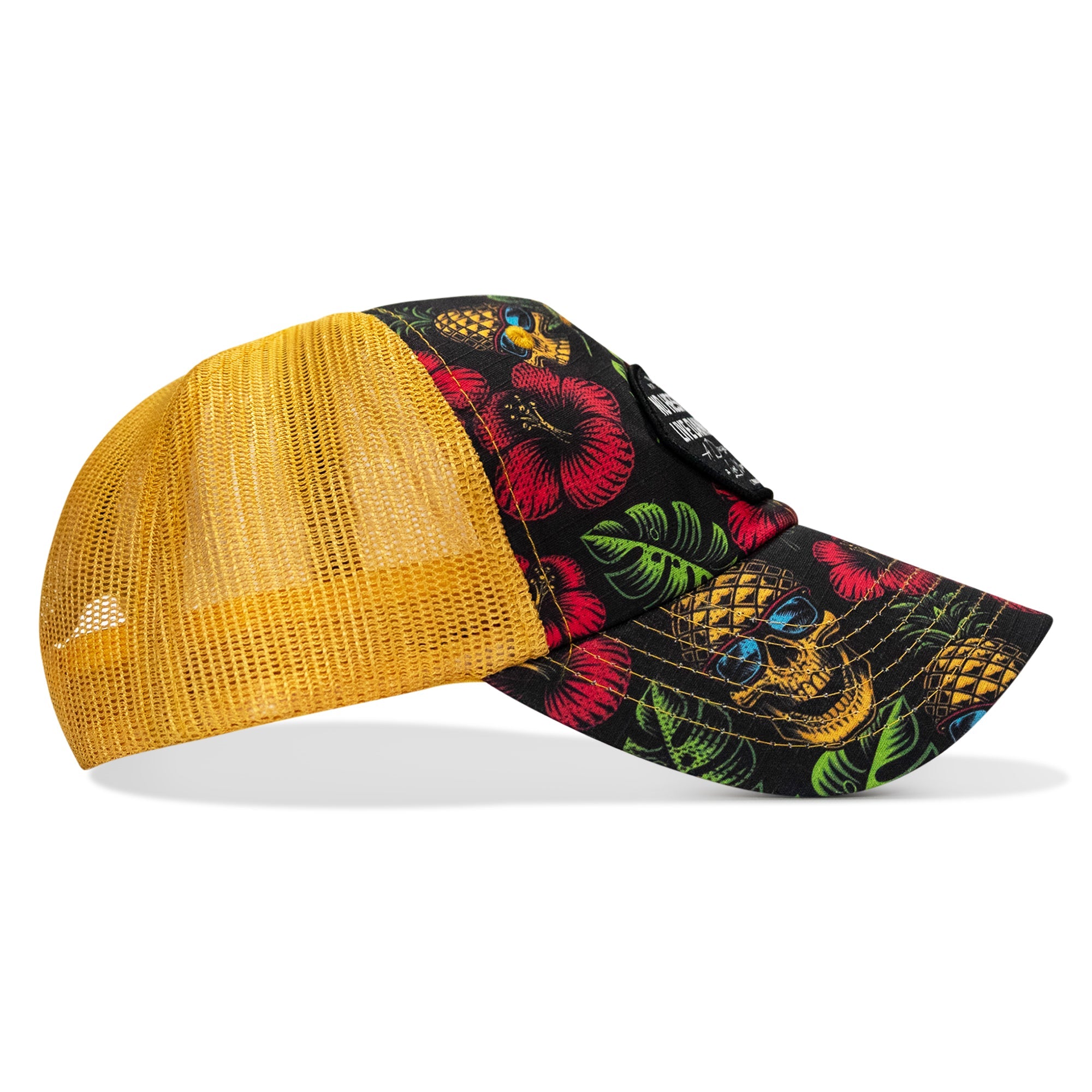 No Hesitation. Live Dangerous Patch Tactical Ripstop Mesh Snapback Hat