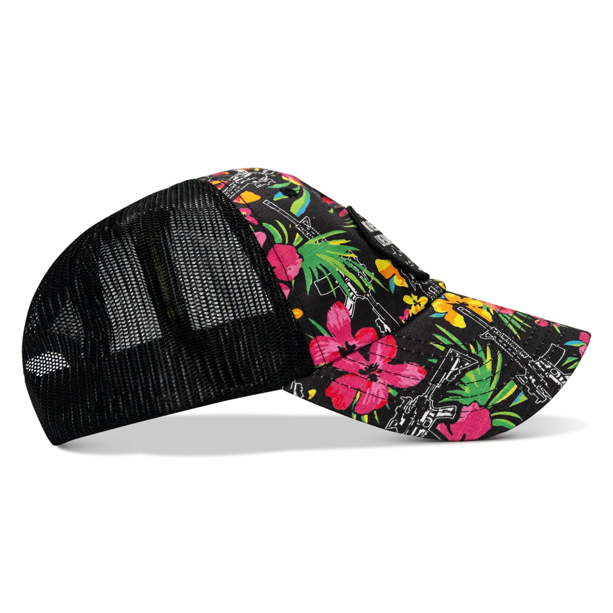 No Hesitation. Live Dangerous Patch Tactical Ripstop Mesh Snapback Hat