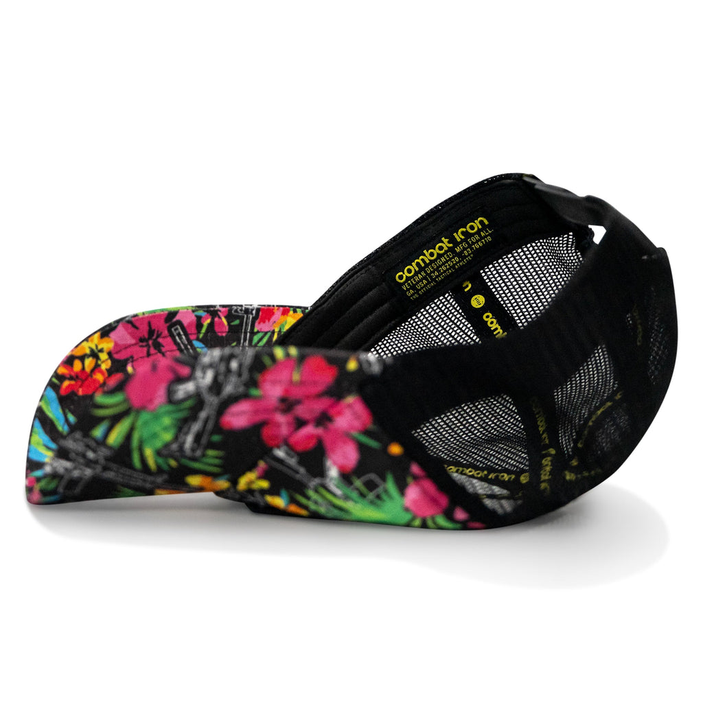 No Hesitation. Live Dangerous Patch Tactical Ripstop Mesh Snapback Hat