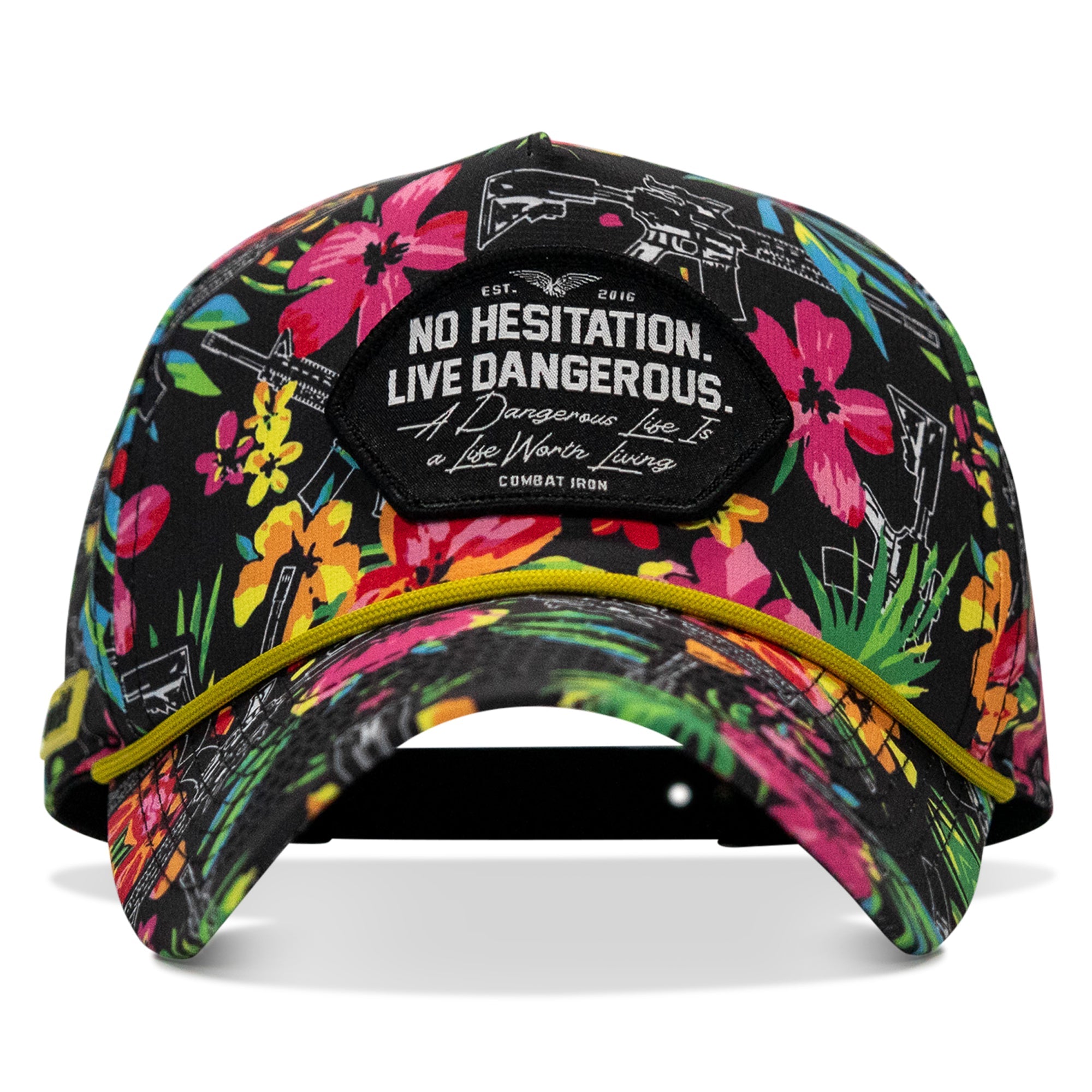 No Hesitation. Live Dangerous Patch Weekender Snapback