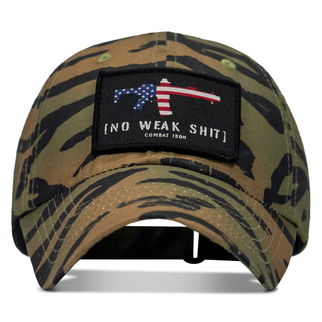 No Weak Shit USA Patch Ripstop Tactical Hat