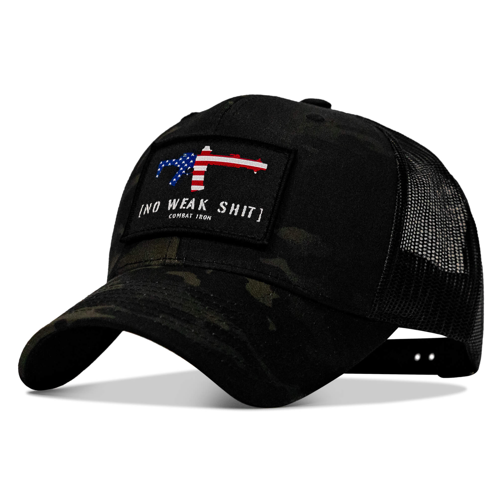 No Weak Shit Patch Snapback Hat
