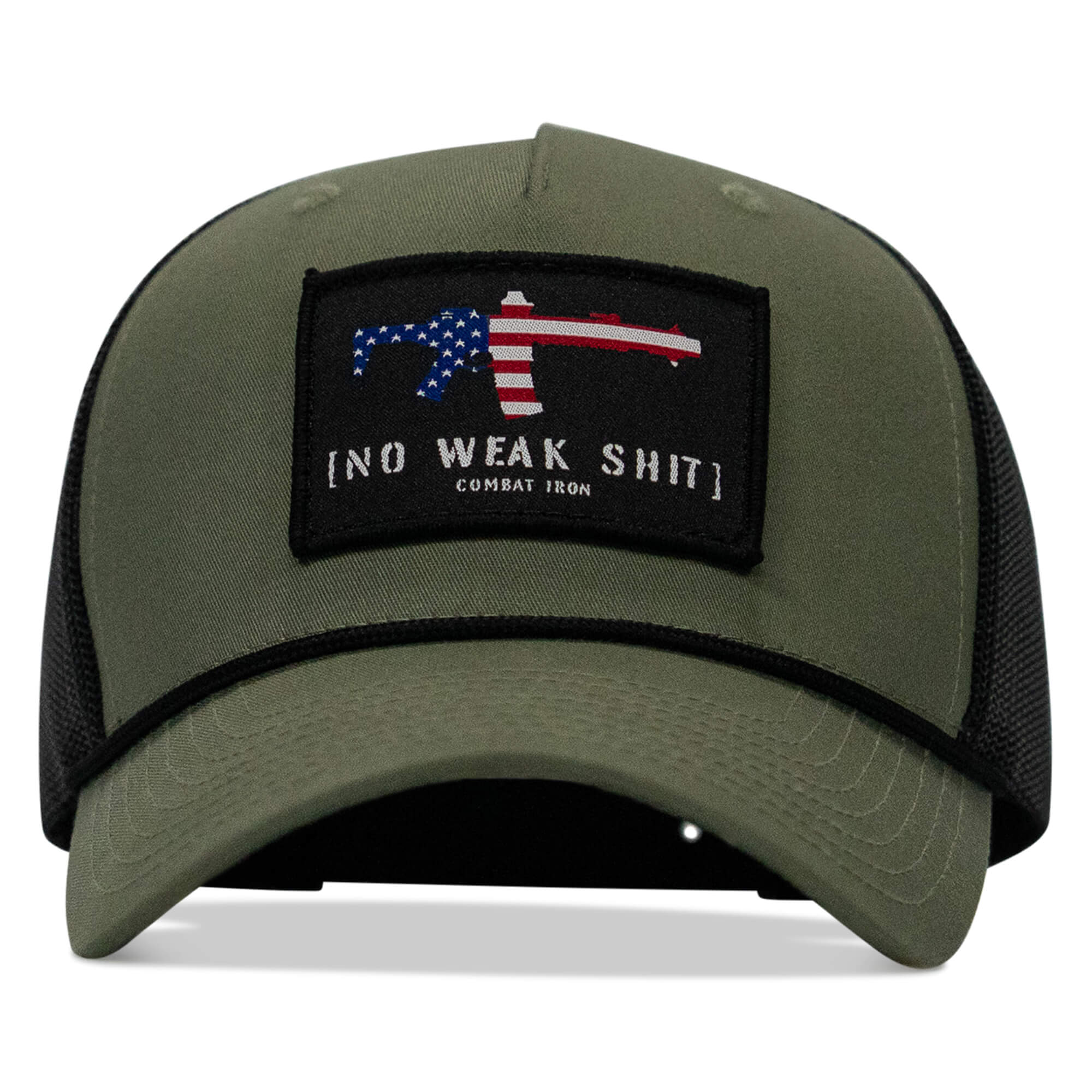 No Weak Shit Patch Rope Snapback Hat