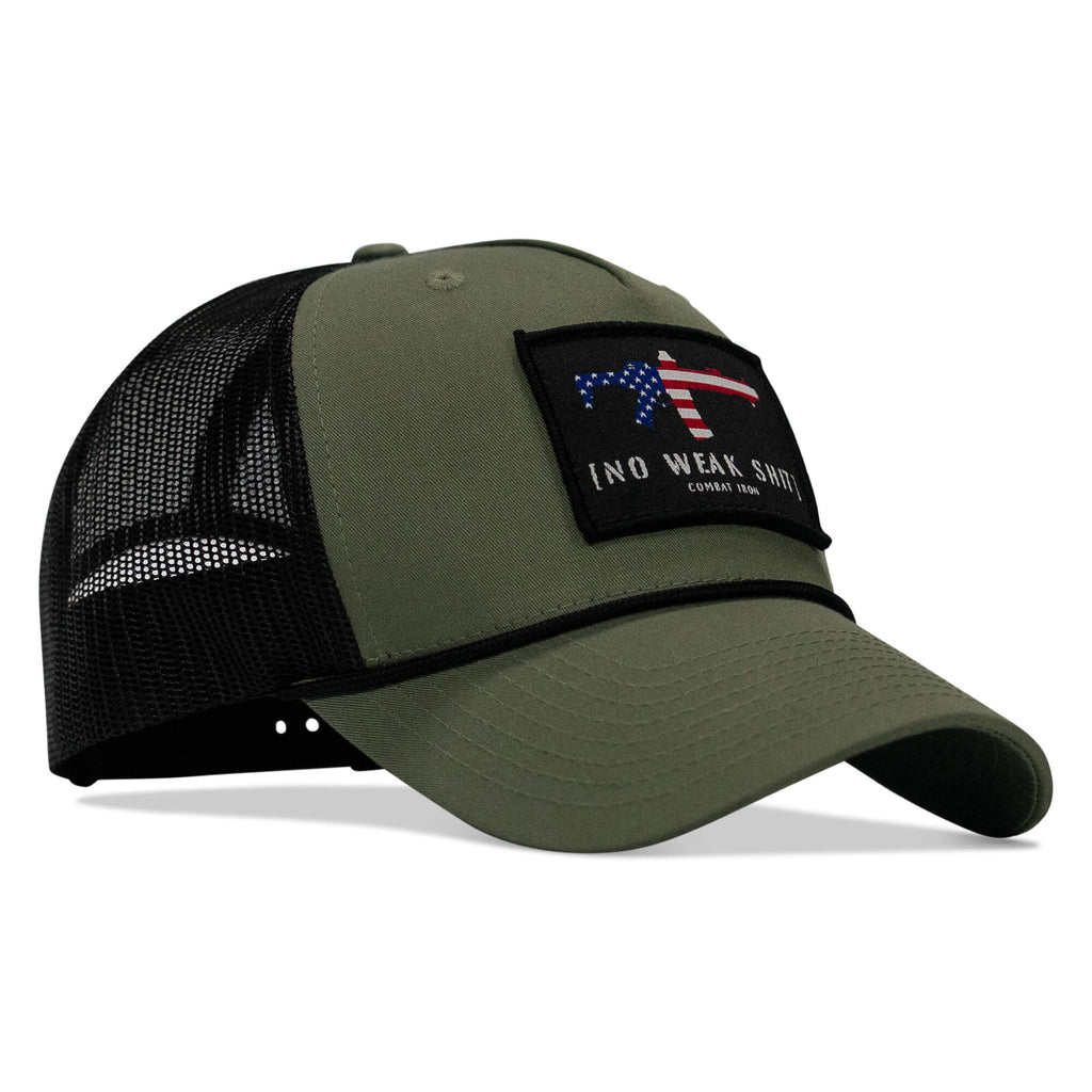 No Weak Shit Patch Rope Snapback Hat