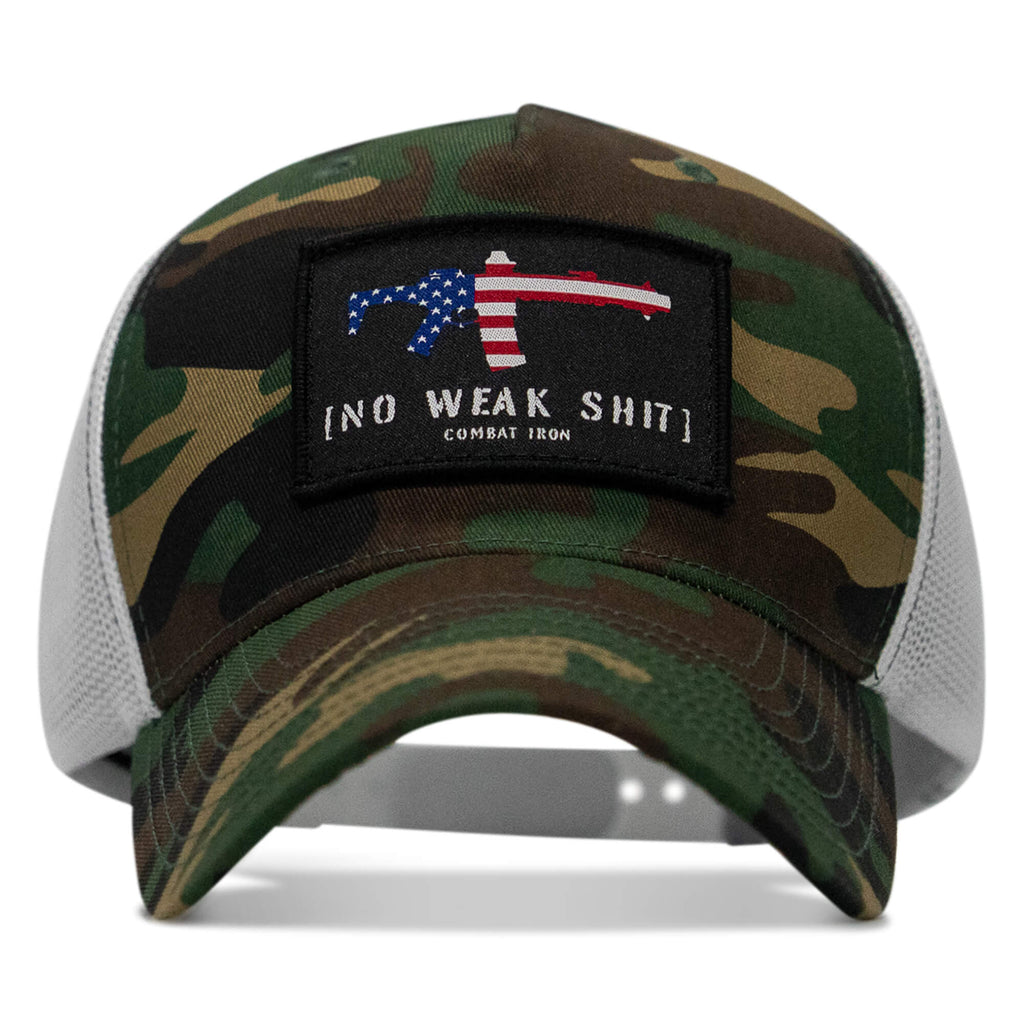No Weak Shit Patch Snapback Hat