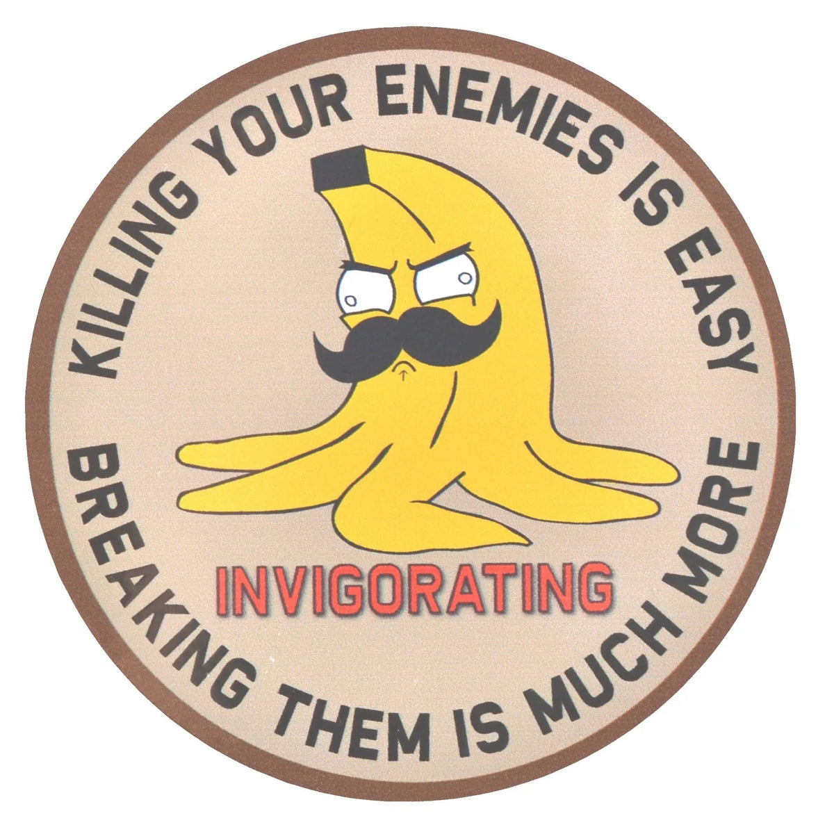 Sketch's World © Officially Licensed - Nanner "Killing Your Enemies" - 3.5 Inch Sticker