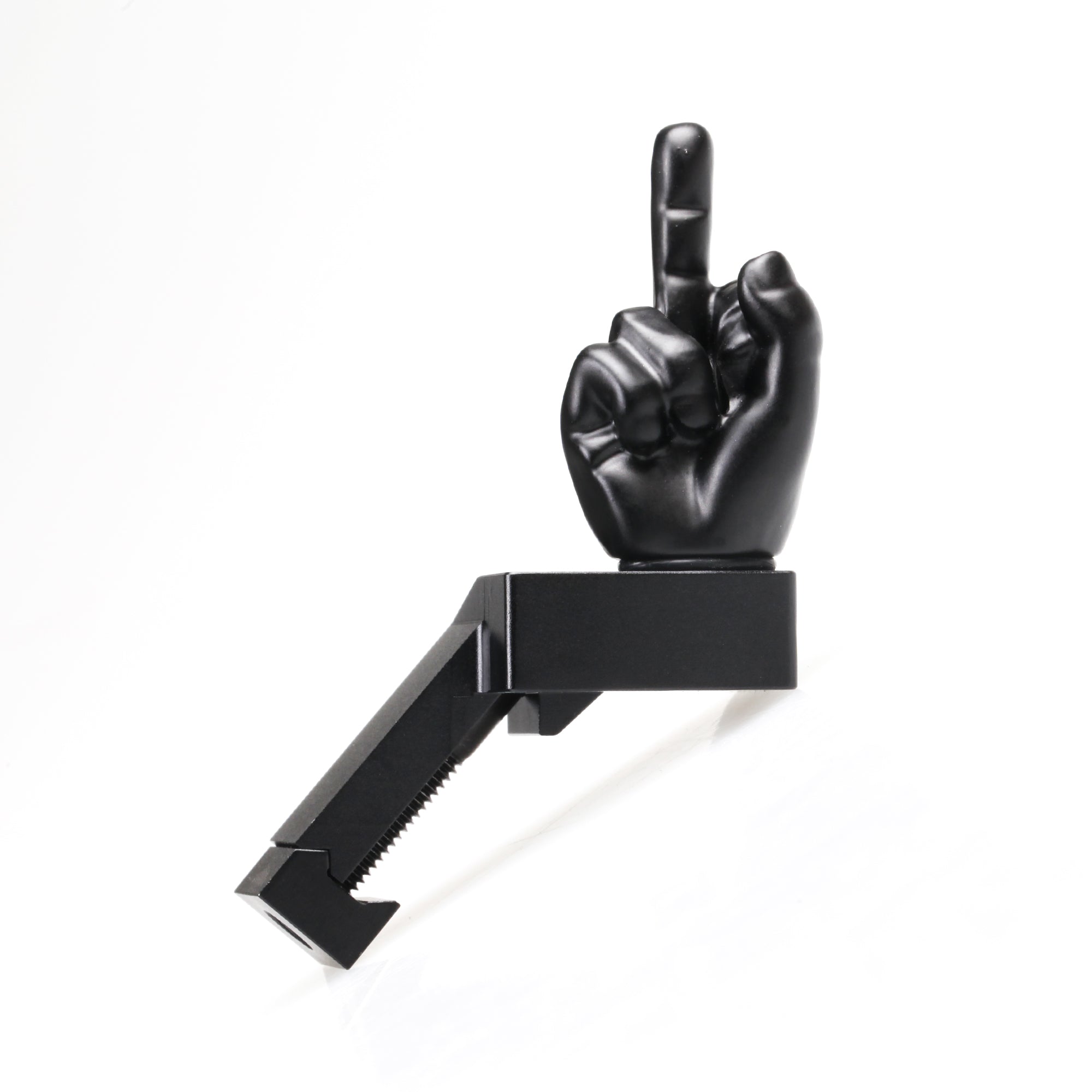 Black Color Novelty Finger Iron Sight Set - Offset 45 Degree (Middle Finger & OK Hand)