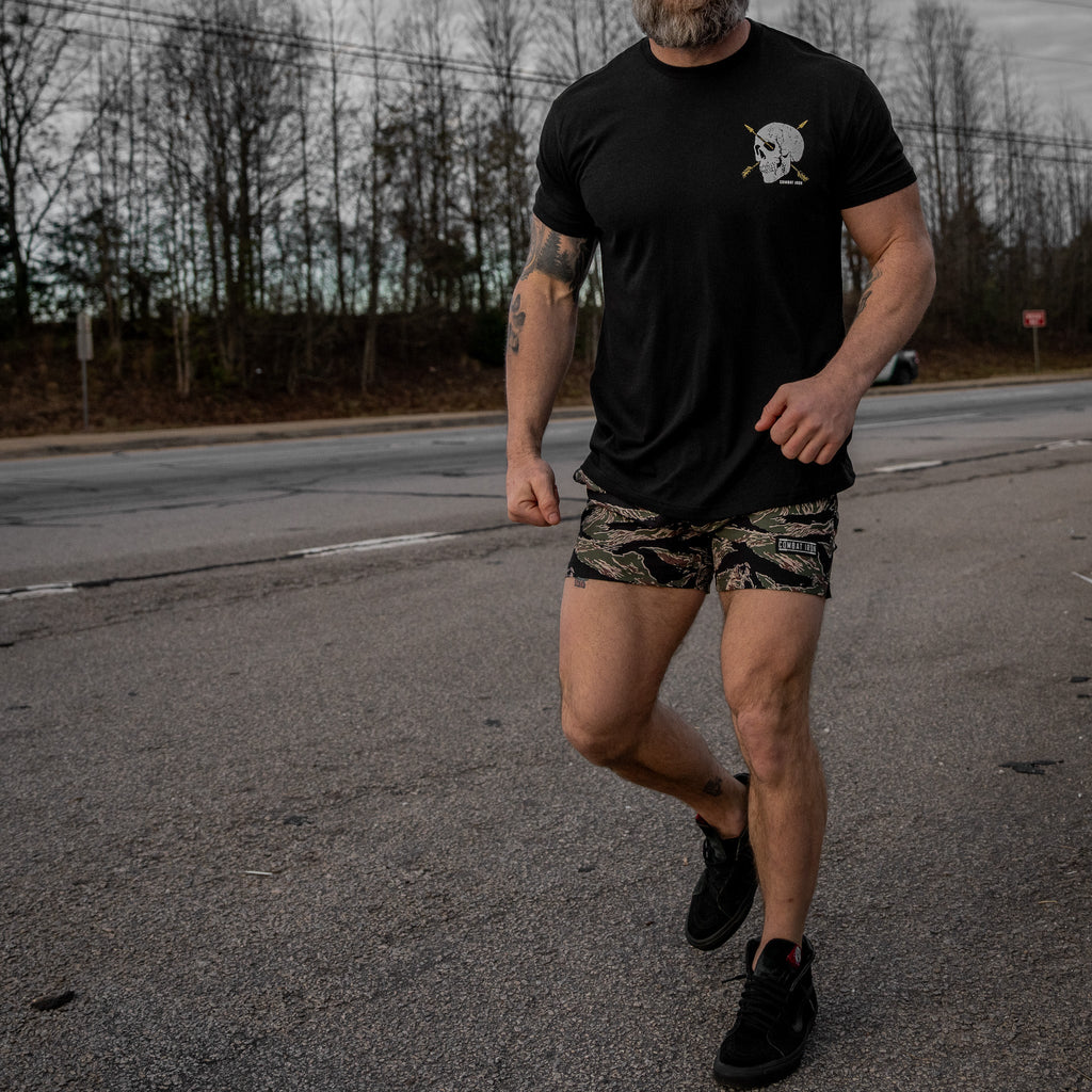 Death Is Promised. Mercy Is Earned Men's T-Shirt