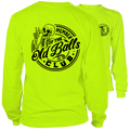 Old Balls Club - Long Sleeve Safety Yellow Hi-Vis