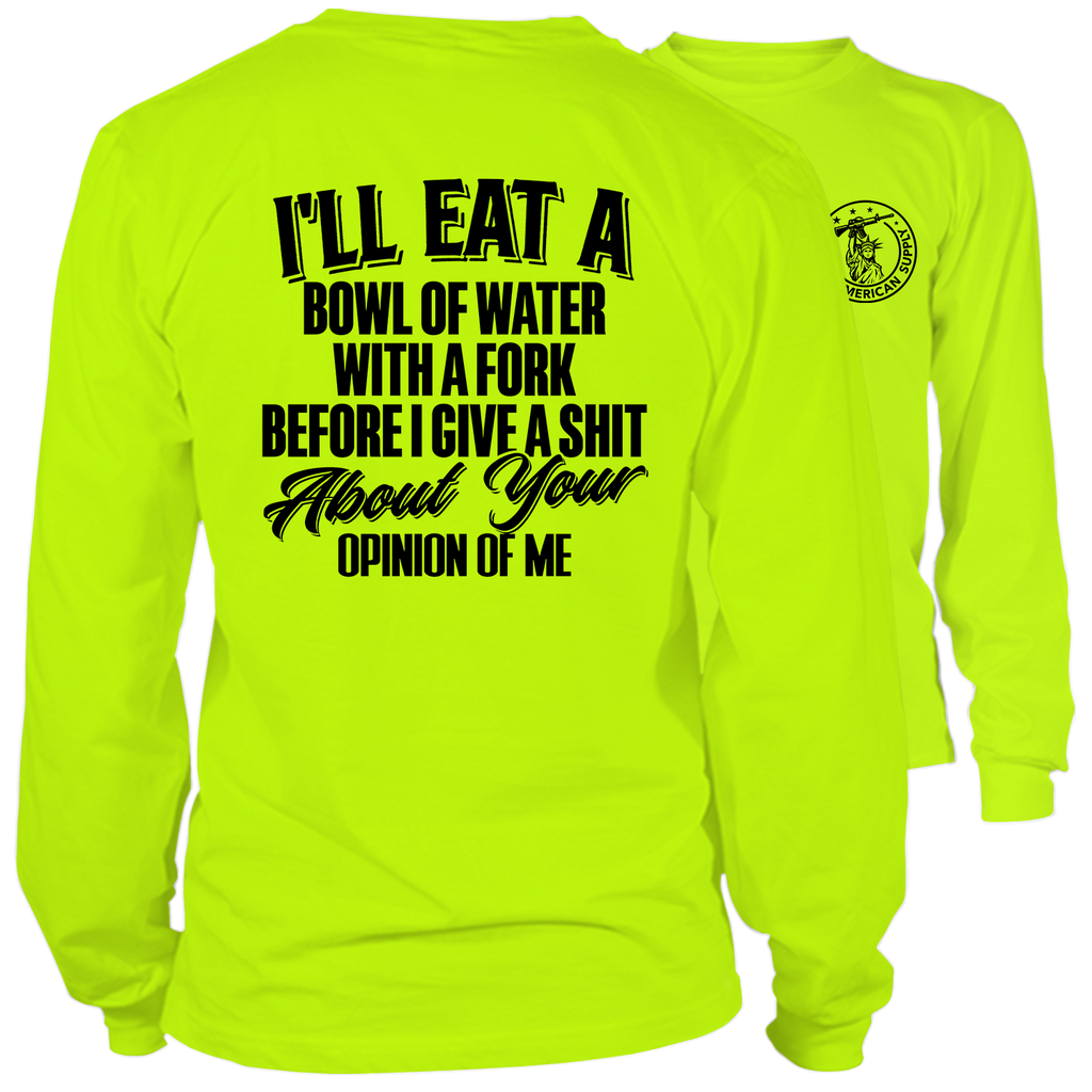 Opinion Of Me - Long Sleeve Safety Hi-Vis Hi-Vis