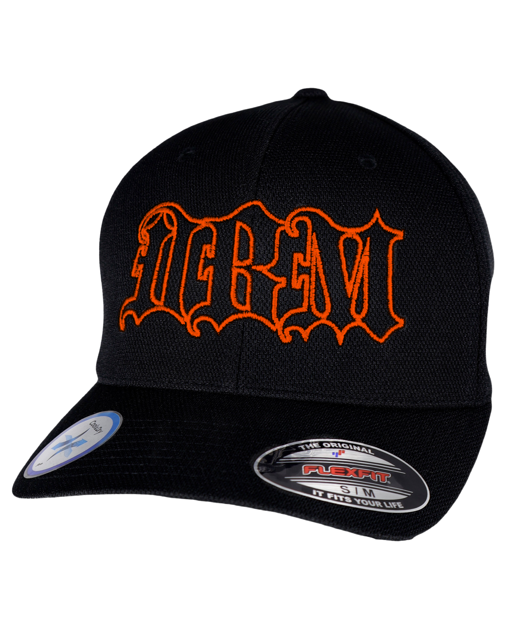 Pick Your Thread Color Flexfit "Never Fade" Big DBM Outline Cap