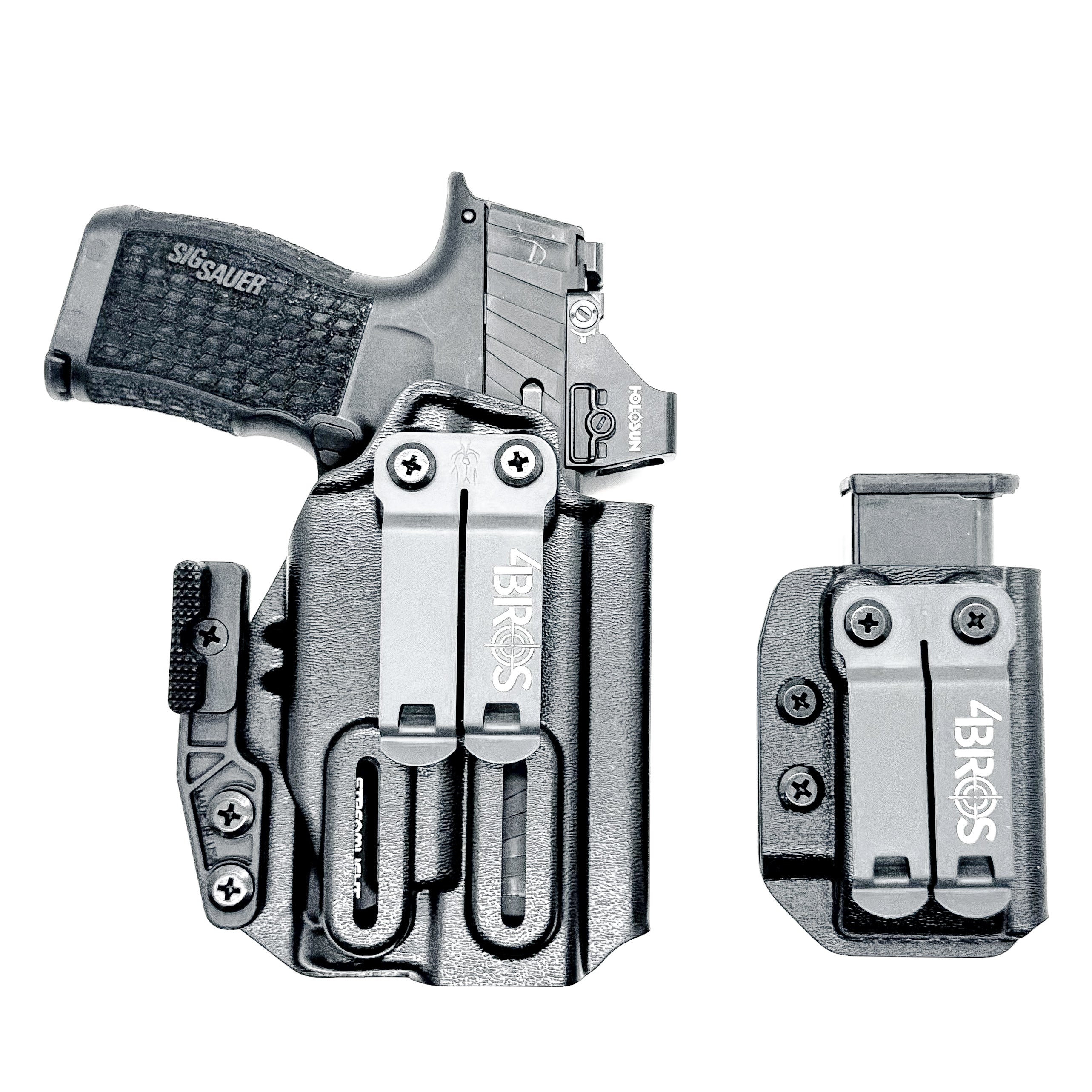 P365/P365X/P365XL & TLR-7 Sub IWB RH Holster with Magazine Carrier Combo