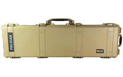 Pelican 1750 Protector Case |  With Polyurethane Foam |  Polypropylene Construction |  Black |  53.60"x16.05"x6.13"
