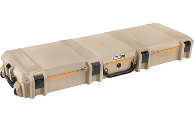 Pelican V800 Vault Double Rifle Case |  With Polyurethane Foam |  Polypropylene Construction |  Black |  56.11"x19.15"x 6.65" |  24.95 lbs