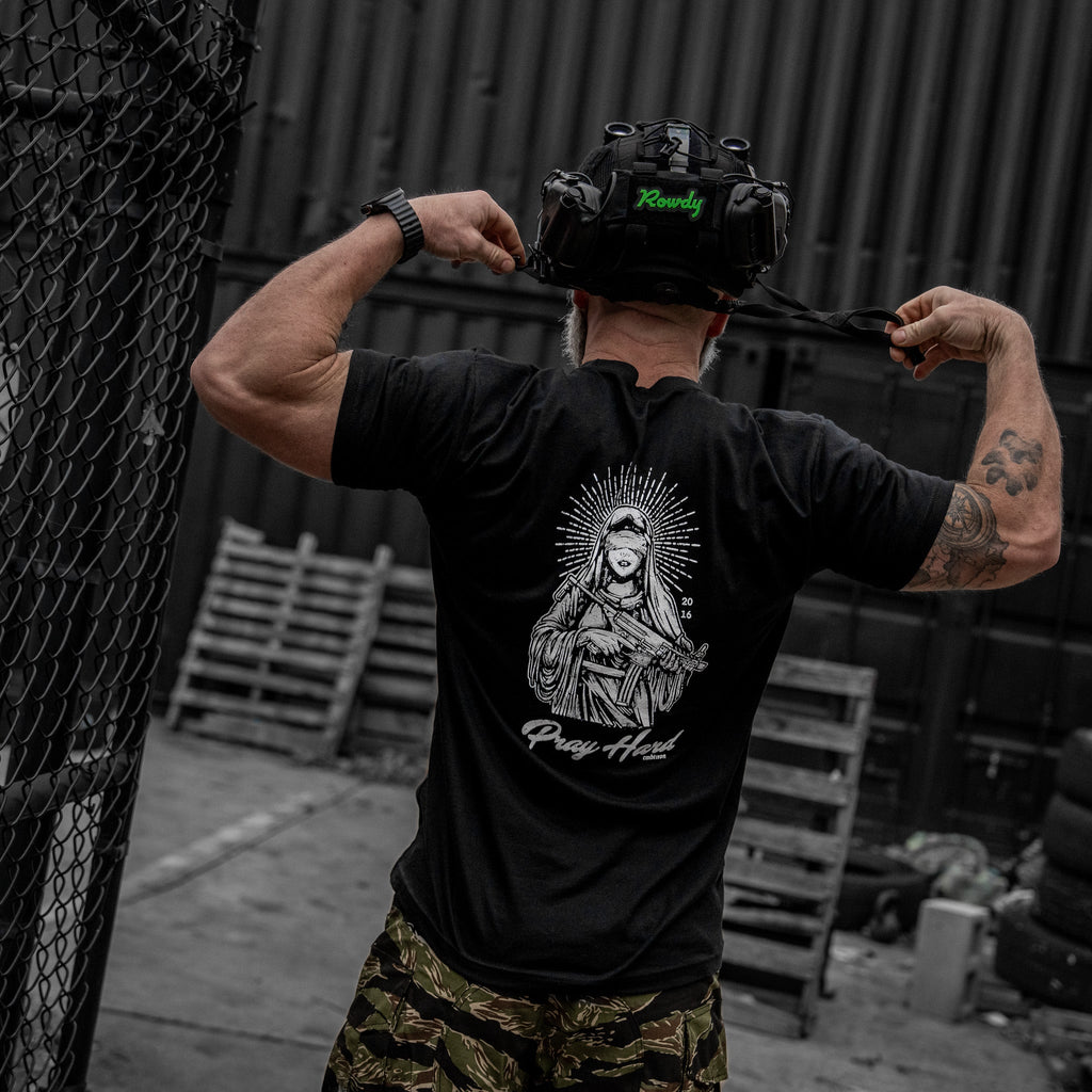 Pray Hard Men's T-Shirt