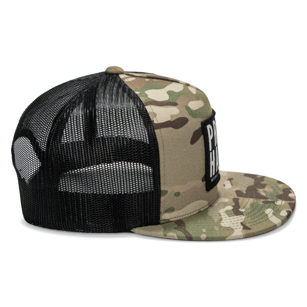 Pray Hard Patch Flatbill Hat
