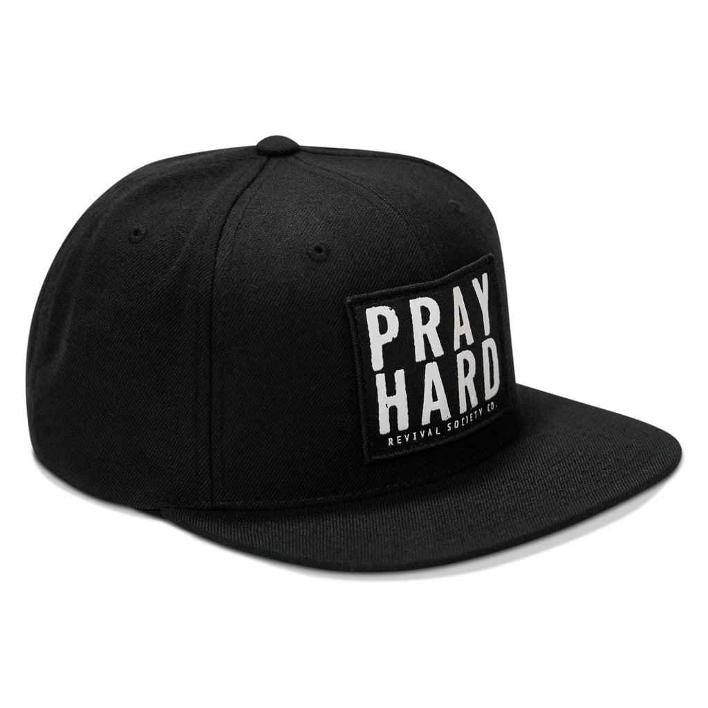 Pray Hard Patch Flatbill Hat
