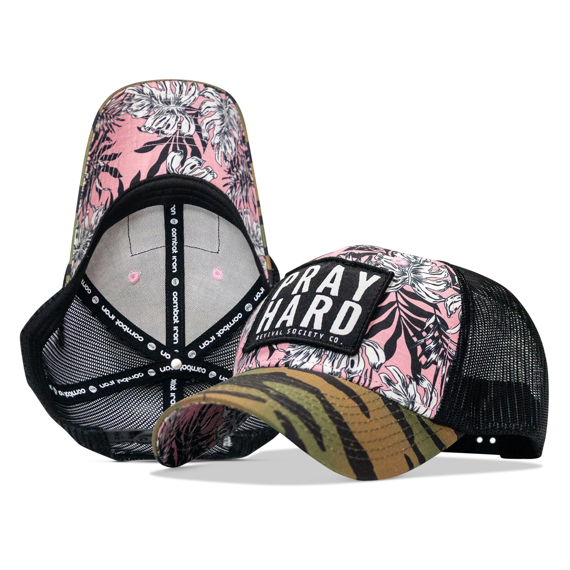 Pray Hard Patch Original Ripstop Snapback Hat