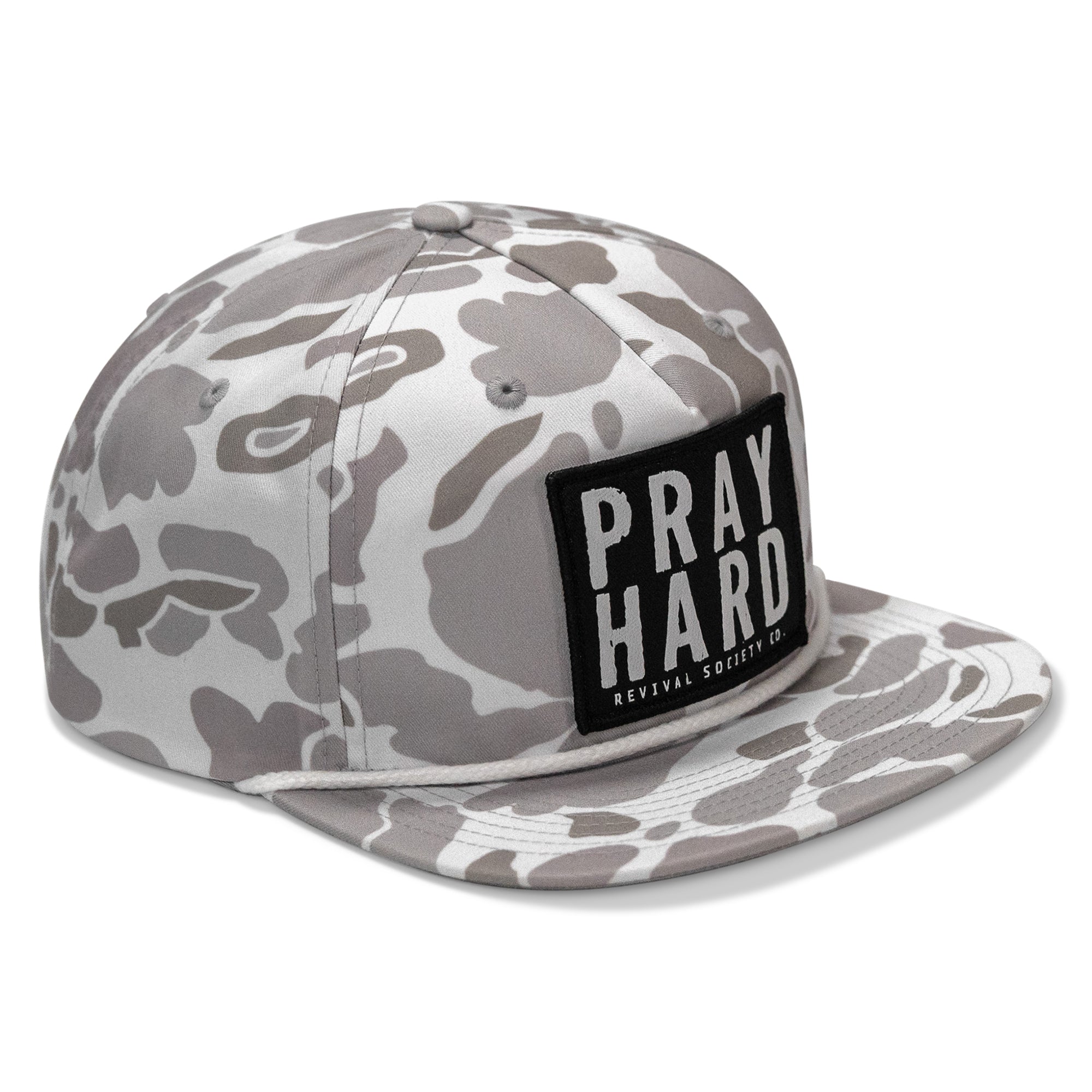 Pray Hard Patch Flatbill Hat