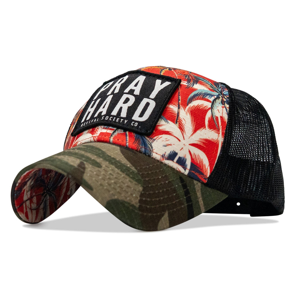 Pray Hard Patch Original Ripstop Snapback Hat